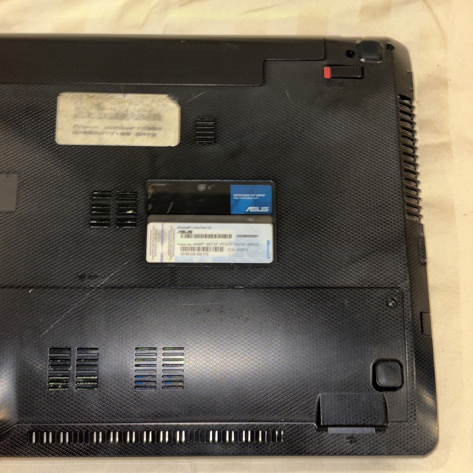 Asus U57A Laptop Intel Core i5 2450M 2.5GHz 6GB RAM 750GB HDD Win 10 Home