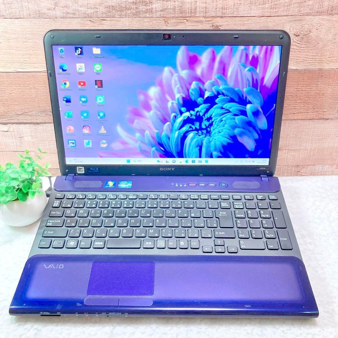 i5 VAIO Blu-ray Large Capacity 750GB Blue Laptop WEB Camera Home appliances
