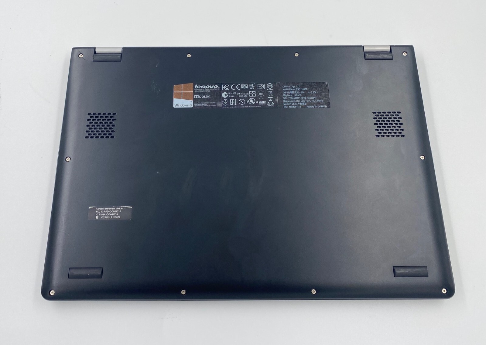 LENOVO YOGA 2 11 INTEL Celeron N2930 @1.83GHz 4GB RAM 500GB HDD TOUCHscreen