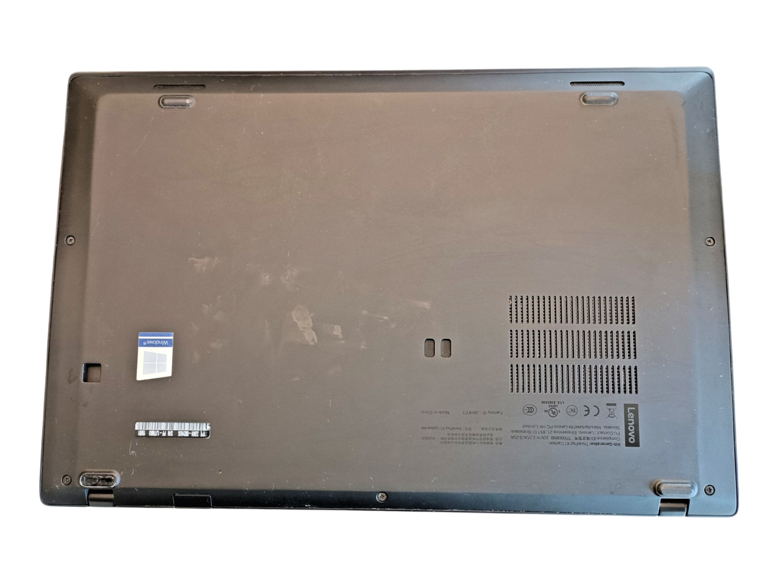 Lenovo ThinkPad X1 Carbon Gen 6 sku6691 14″ i7-8650U 1.90GHz 16GB 512GB Win11