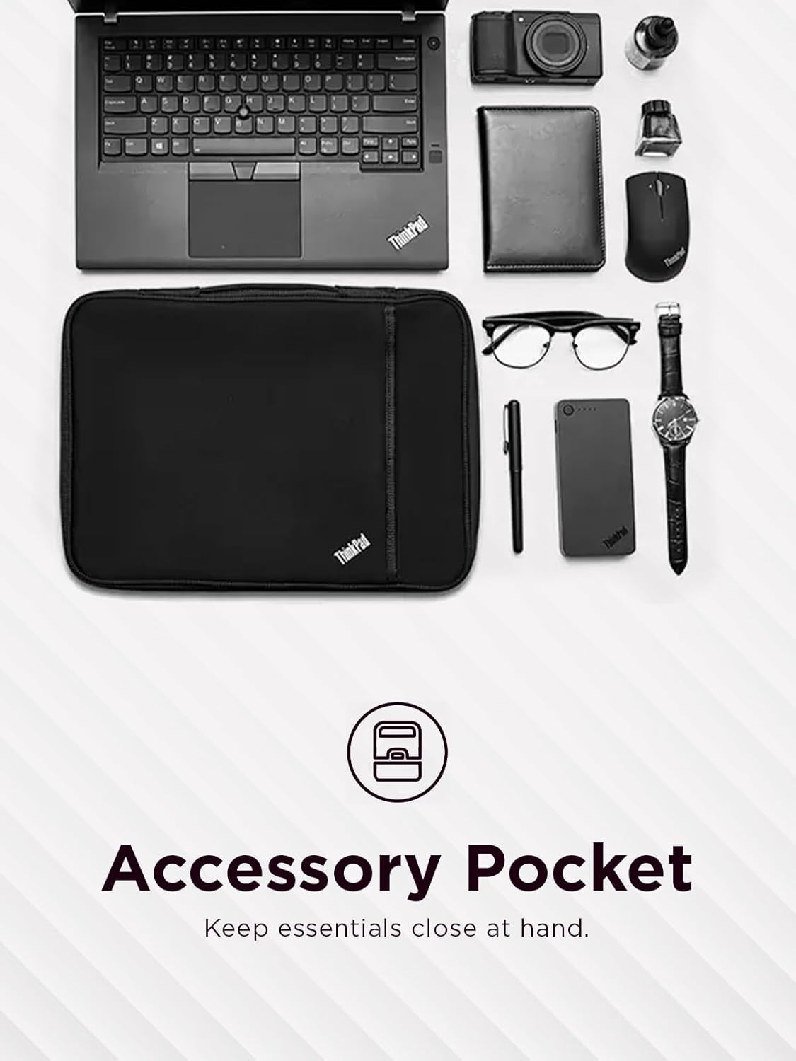 Thinkpad 14-Inch Laptop Sleeve – Slim Protective Notebook & Tablet Case Compatib