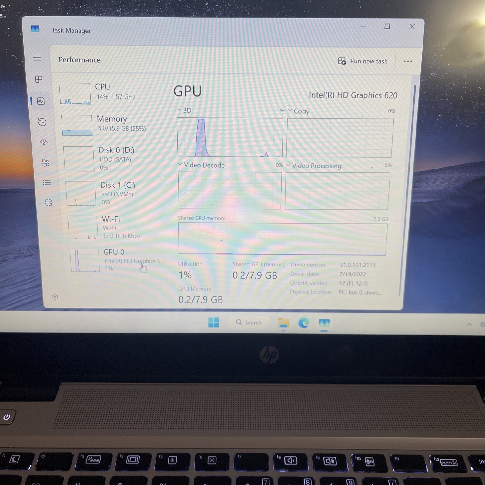 HP EliteBook 840 G4 Laptop i7-7500 16GB 256GBSSD 500GBHD W11PRO Tested Good+AC