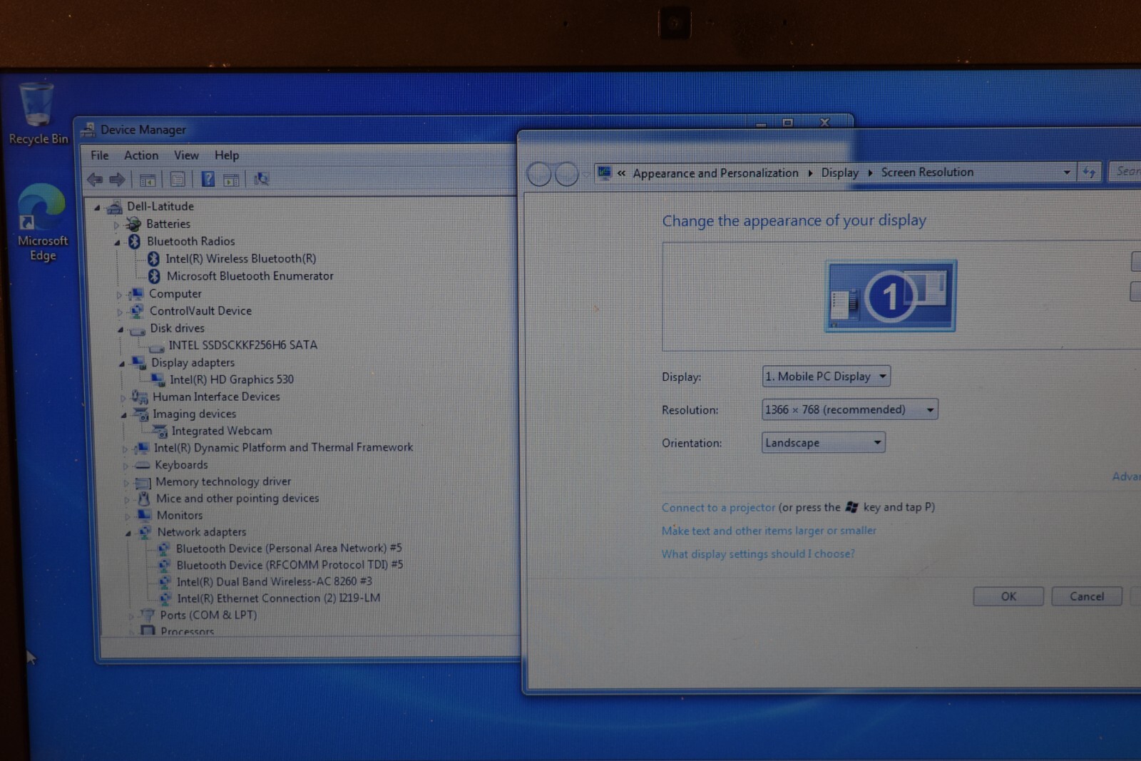 Dell Latitude E5470 Quad Core i5-6440HQ 2.6GHz 256GB SSD Windows 7 Pro 32-bit