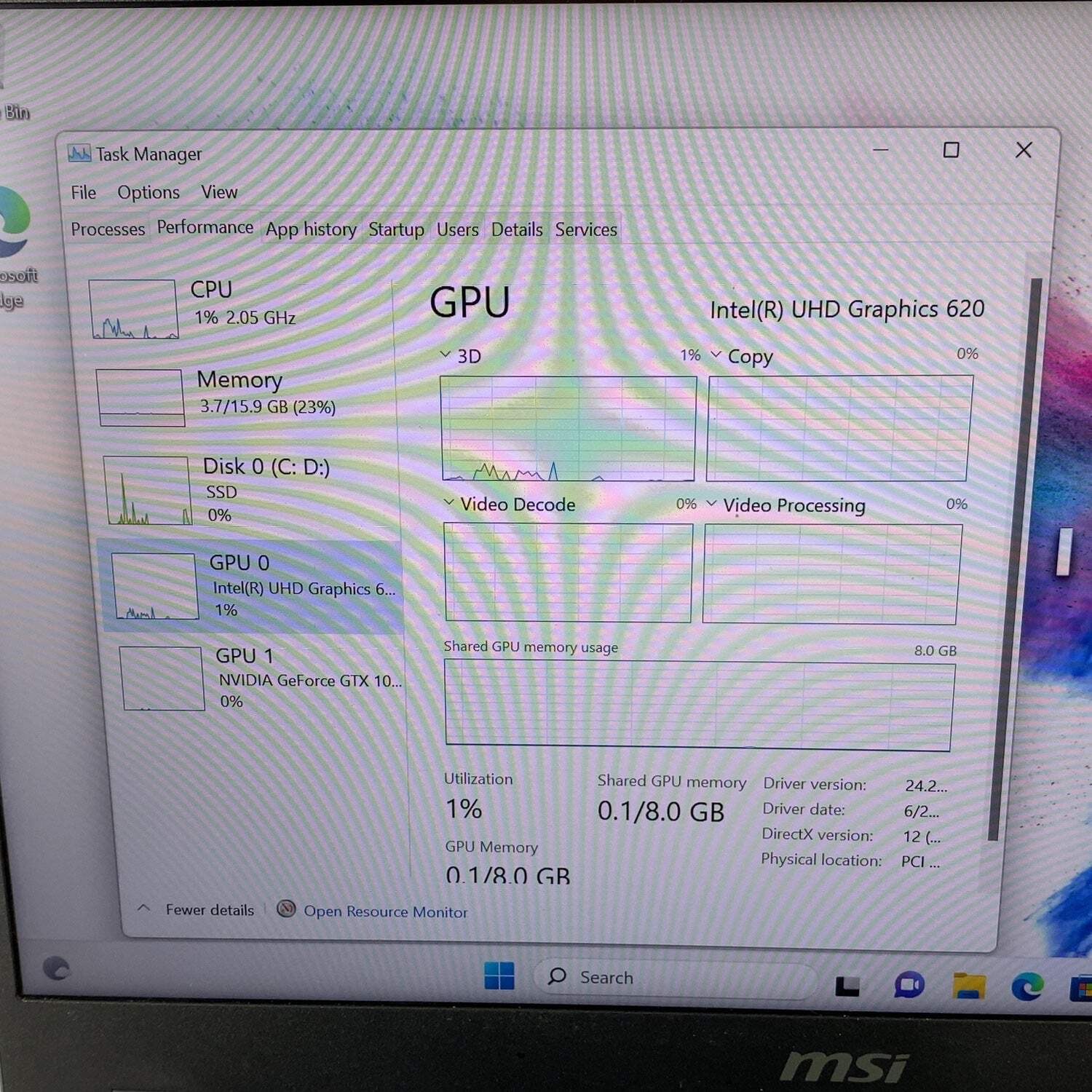 MSI Prestige MS-14B2 14″ i7-8550U 2.0GHz 16GB RAM 256GB SSD GeForce GTX 1050