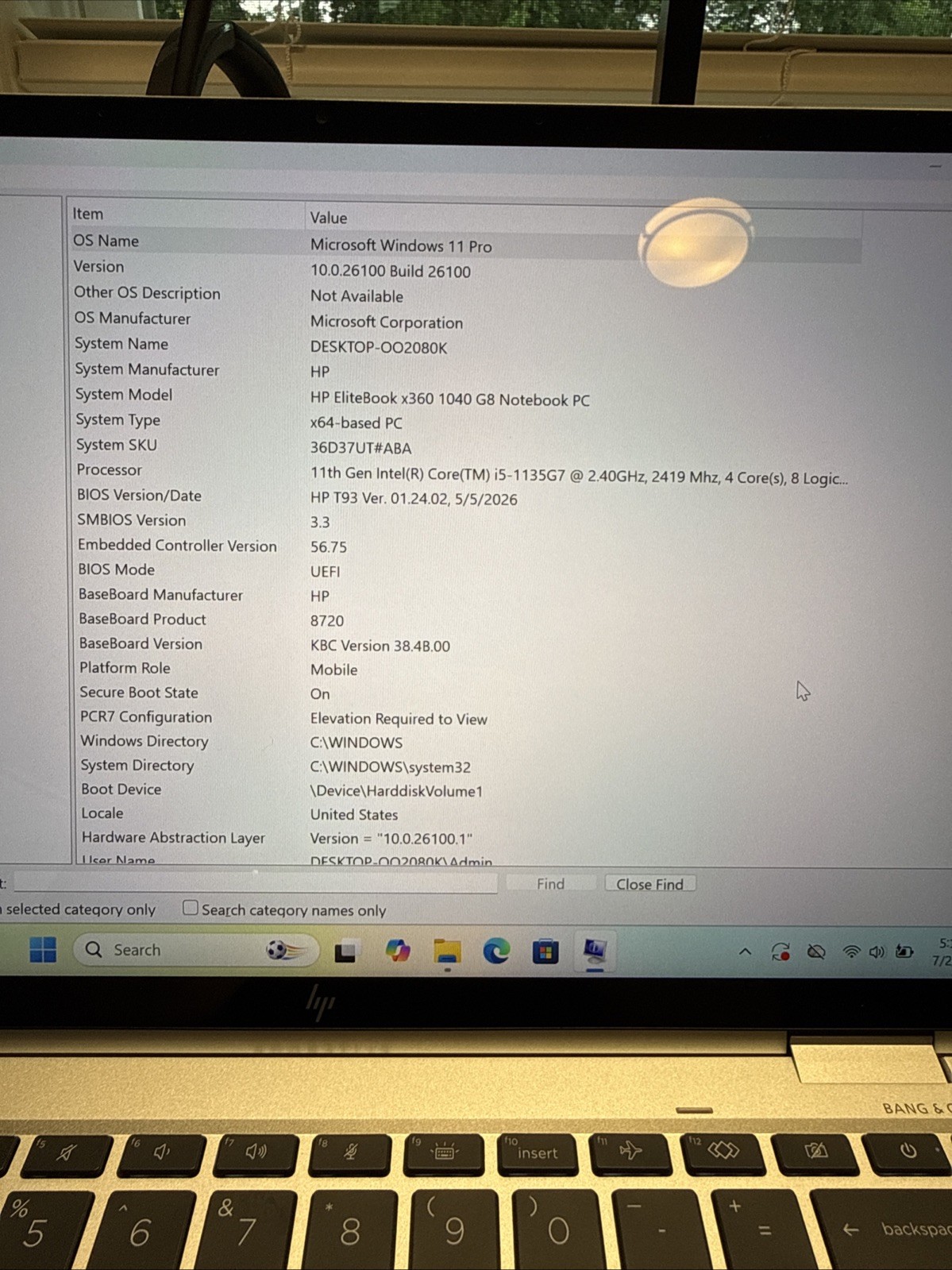 HP EliteBook x360 1040 G8 14″ (Intel Core i5 @ 2.40GHz, 256GB SSD, 16GB RAM)