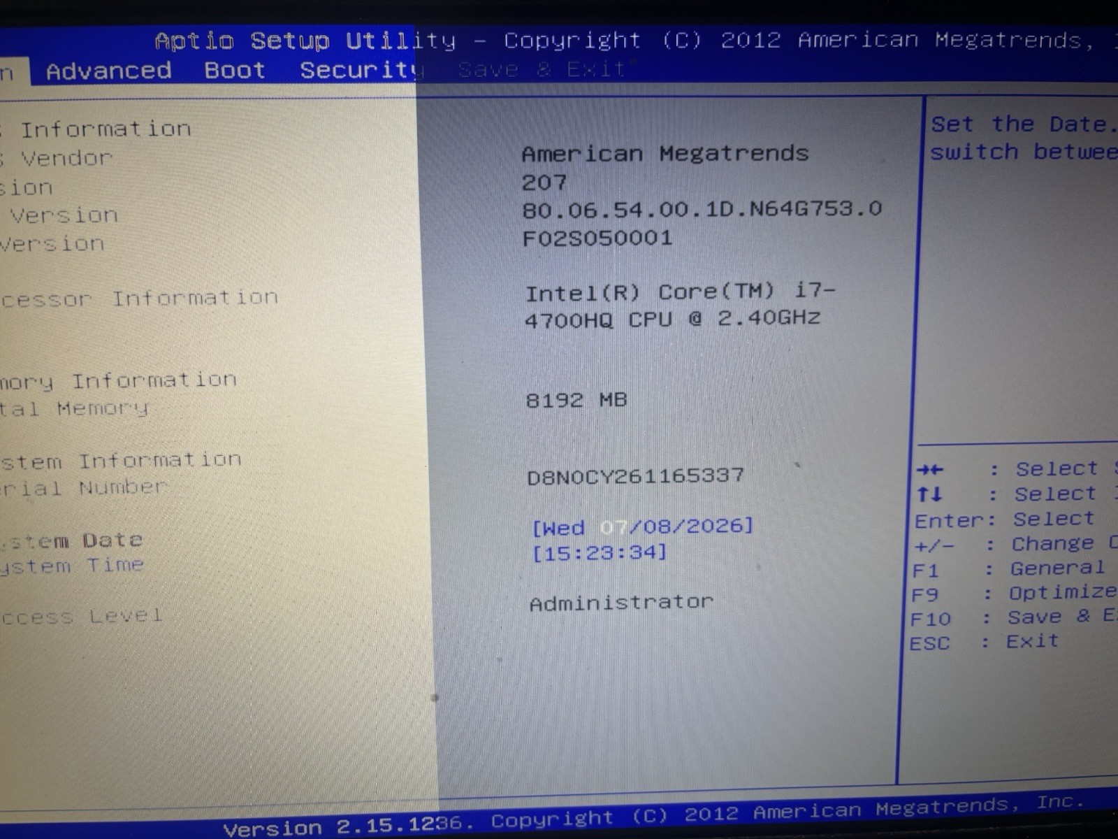 ASUS G750JW 17.3″ FHD I7-4700HQ 2.4GHz 8GB RAM Broken Screen And Keyboard