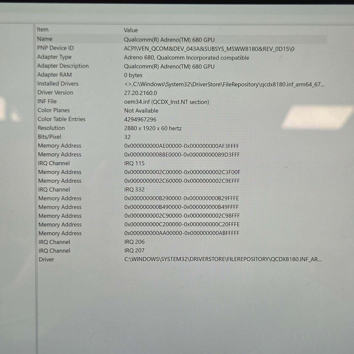 Microsoft Surface Pro X 2010 13″ Microsoft SQ2 3.1GHz 16GB RAM 1TB SSD