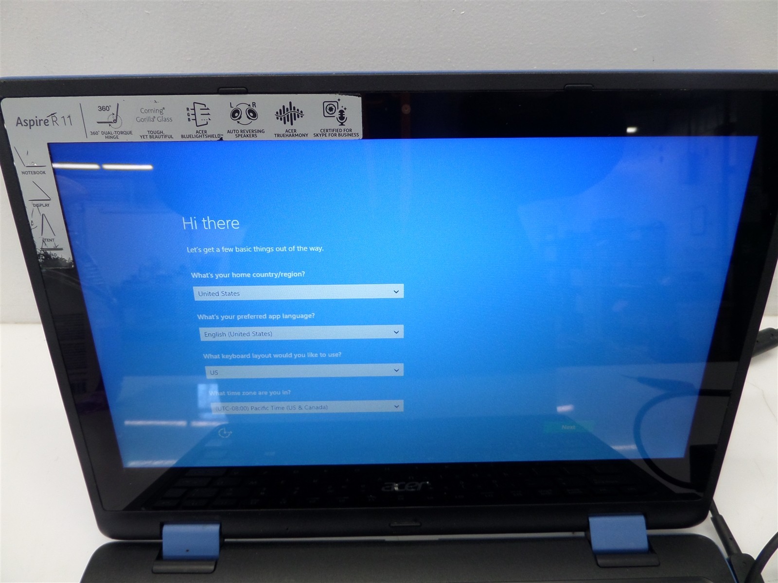 Acer Aspire R3 R3-131T 11.6″ Laptop w/ N3060 1.6GHz CPU 2GB RAM 32GB eMMC Win10