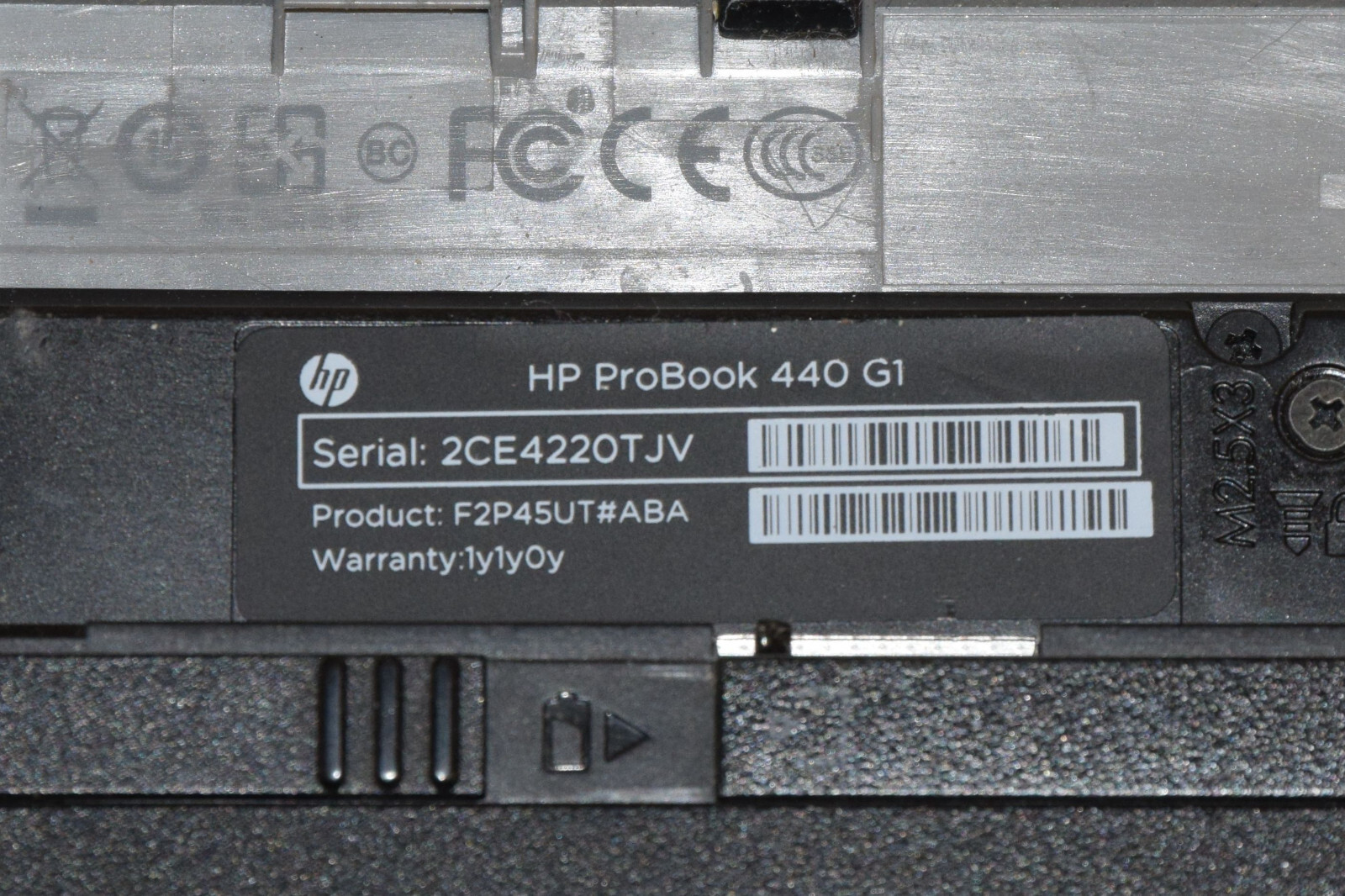 Dead Junk HP ProBook 440 G1 14″ Laptop Incomplete AS IS Parts Repair