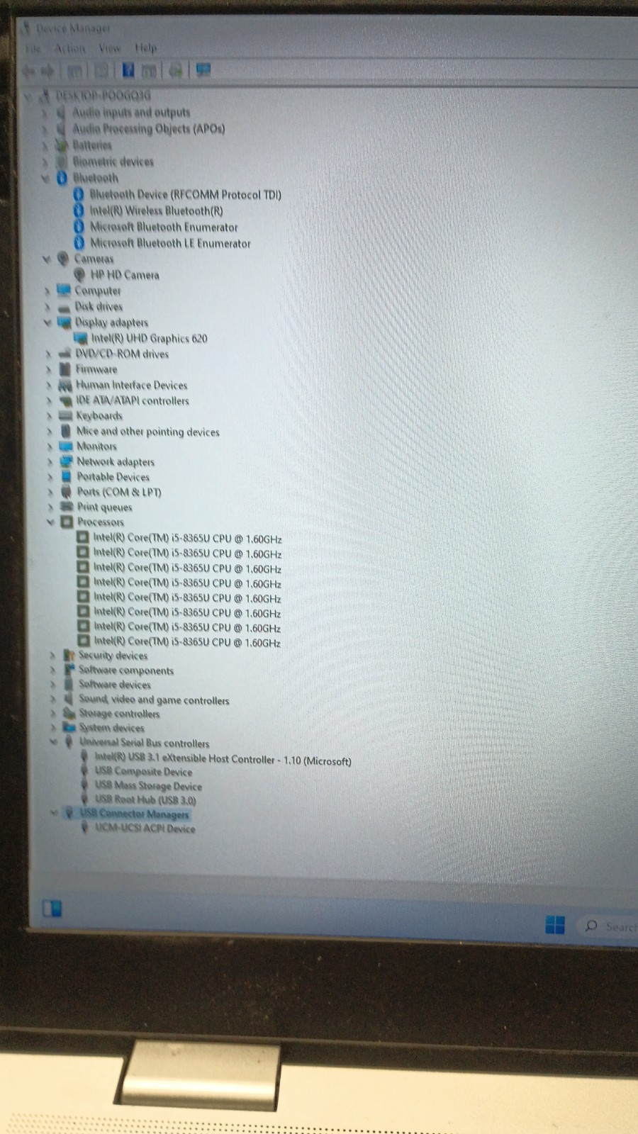 9262 ProBook650 G5 w/charger.i5-8365U.16GB.256GB NVMe.Optical.15.6″ FHD.W11 Pro
