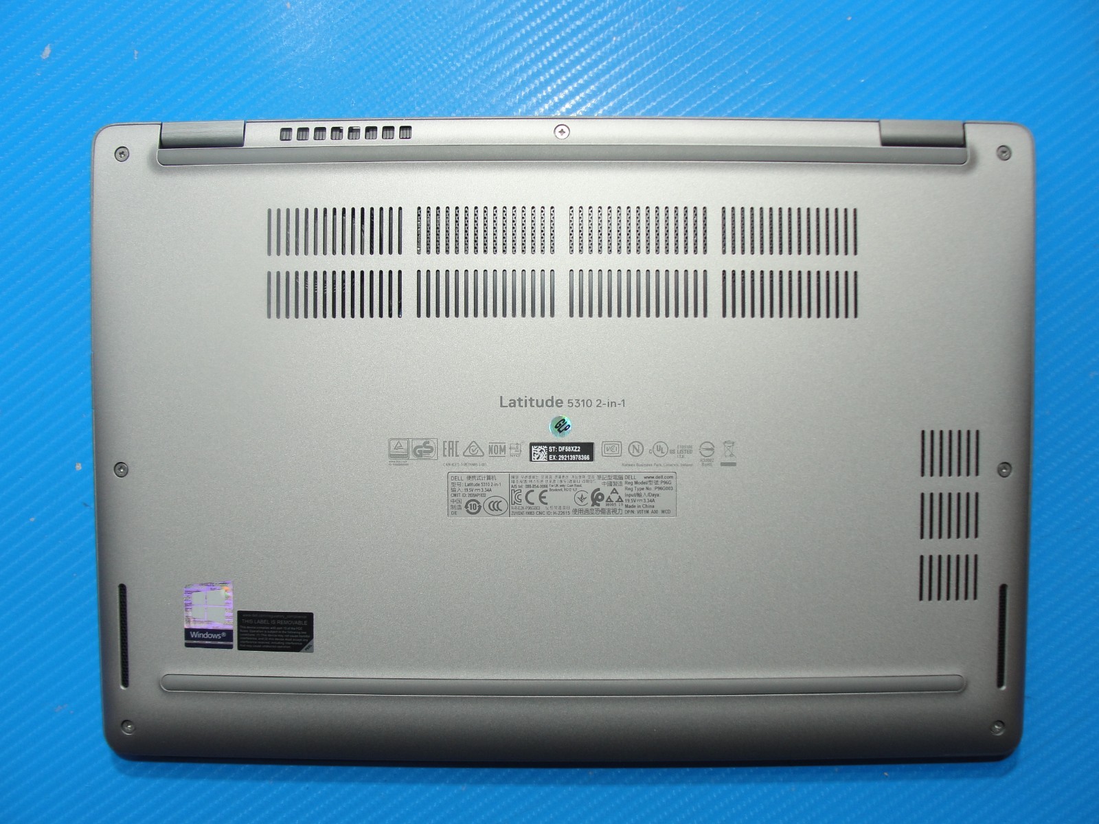 Dell Latitude 5310 2n1 13.3″ FHD TOUCH i7-10 vPRO 1.8GHz 32GB 512GB SSD W11P +PA