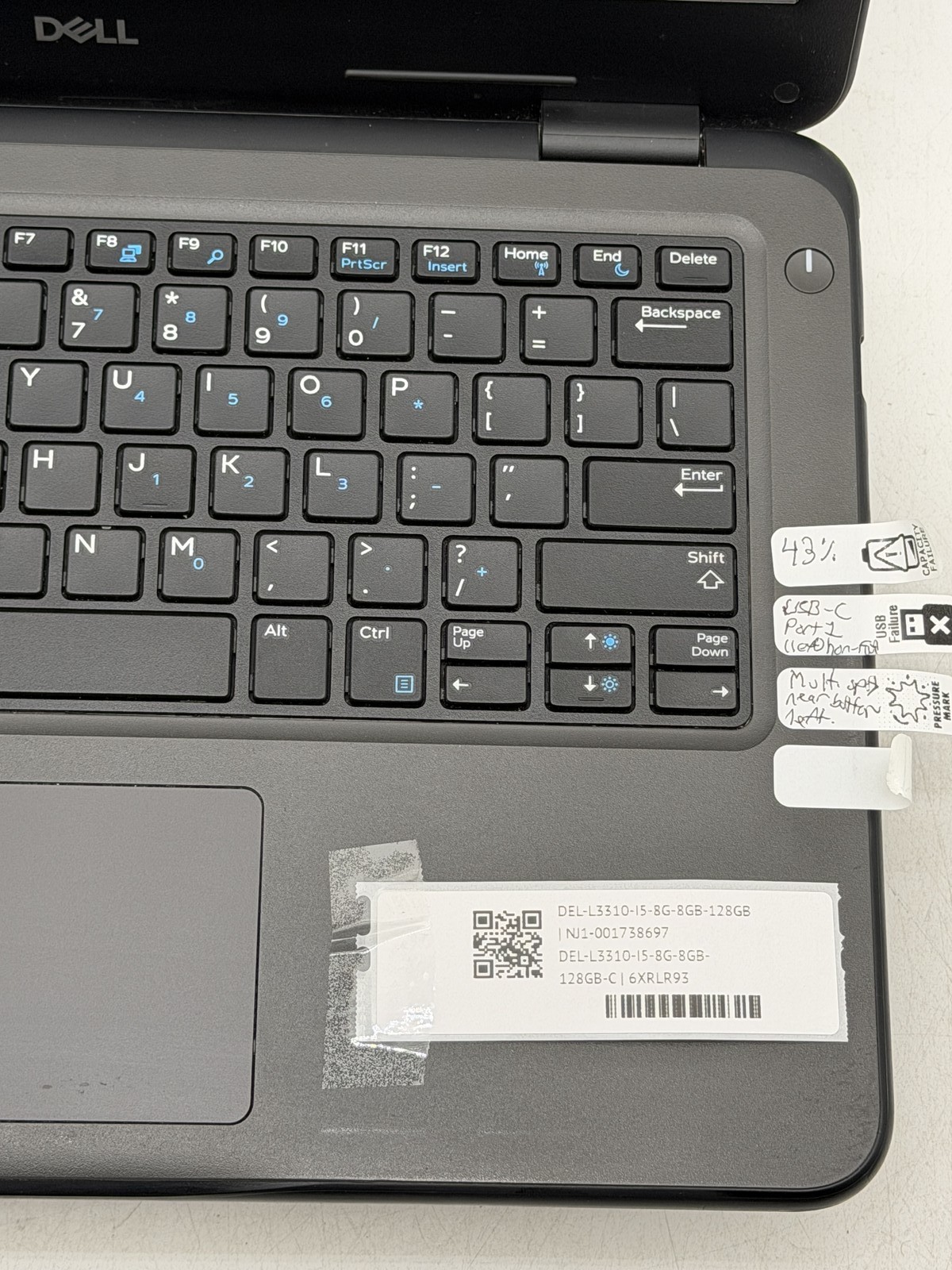 Dell Latitude 3310 13.3in i5-8265U 8GB 128GB NO OS – (READ)