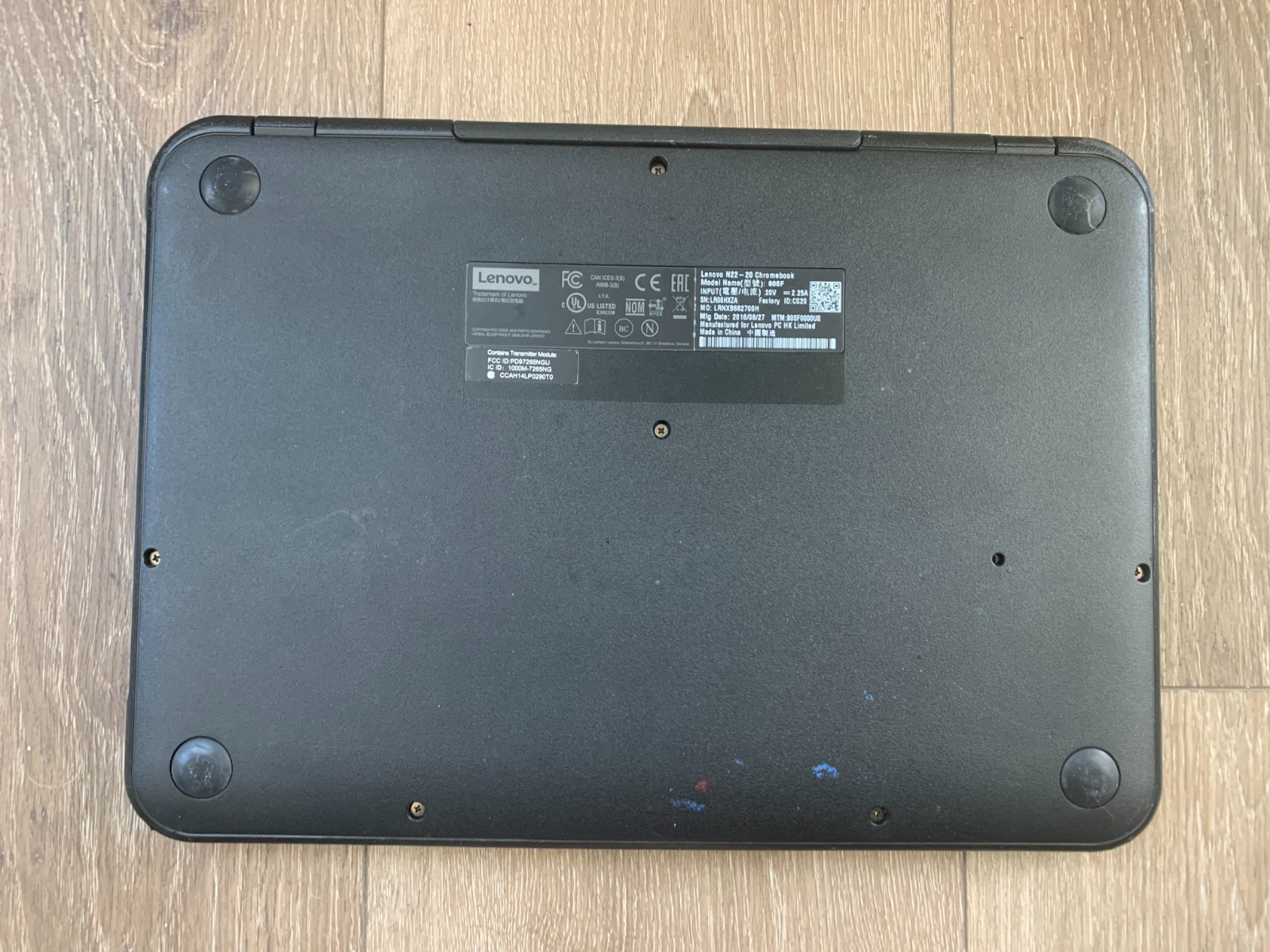 Lenovo N22-20 80SF Chromebook 11.6″ Intel Celeron N3050 1.6GHz 4GB RAM 16GB eMMC