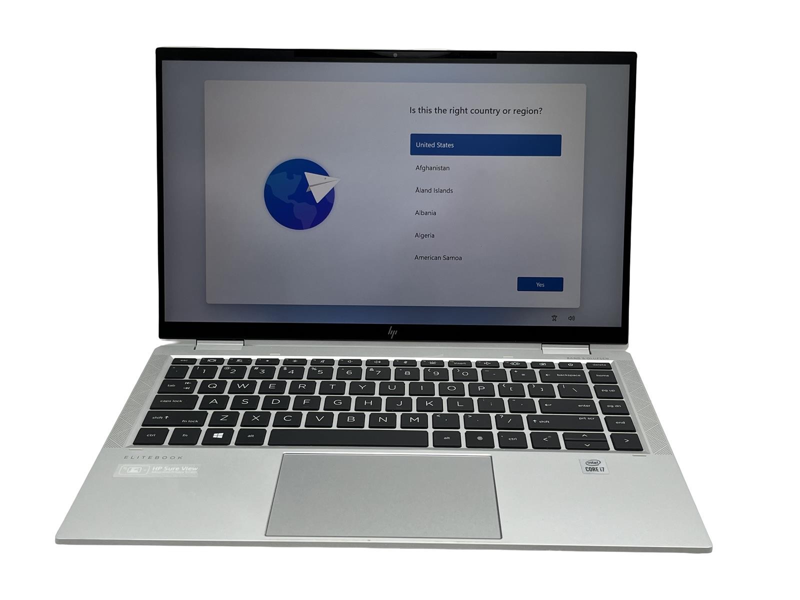 HP EliteBook x360 1040 G7 Laptop i7-10710U CPU @ 1.10GHz 16.00 GB 256 GB