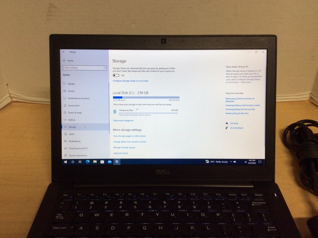 Dell latitude 7280 14” (256GB SSD Intel Core i5-7300U, 8GB RAM) Win10 Pro