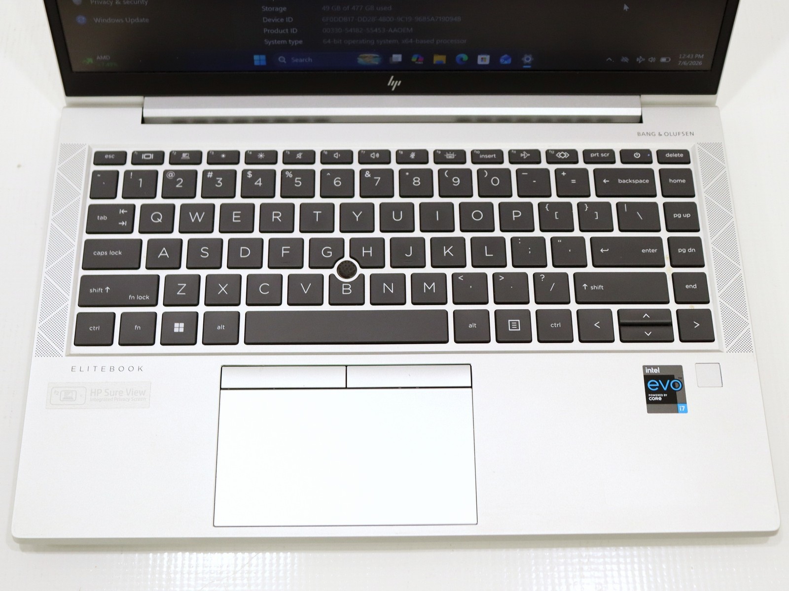 HP EliteBook 840 G8 14″ 17-1165G7 16GB 512GB NVMe Win 11 Pro (Silver) – Read