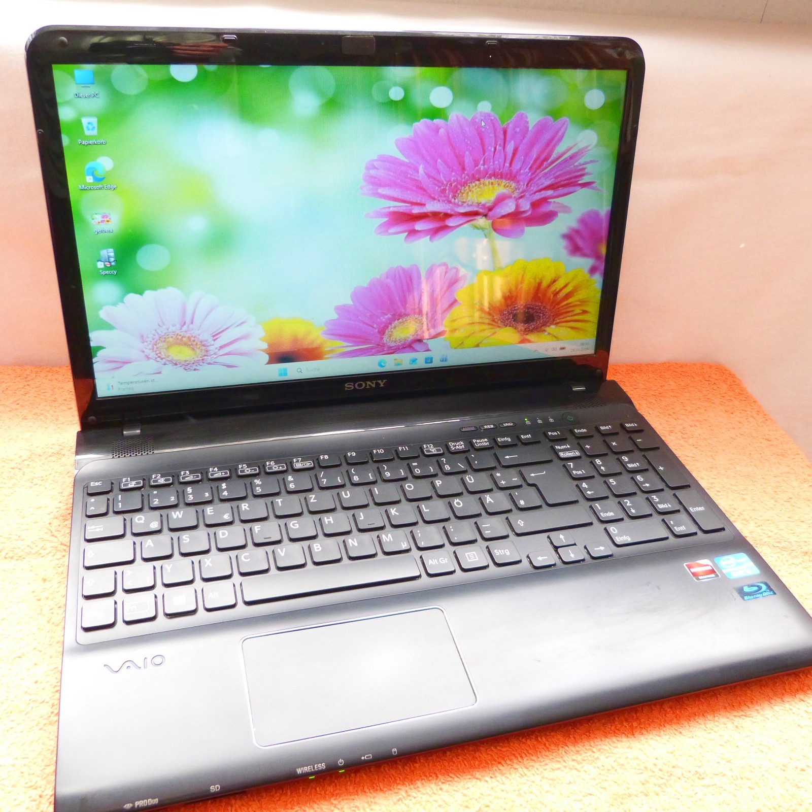 Sony Vaio SVE15 FIT 15″ BLU RAY L 500GB SSD Windows 11 16GB RAM HDMI TURBO i5