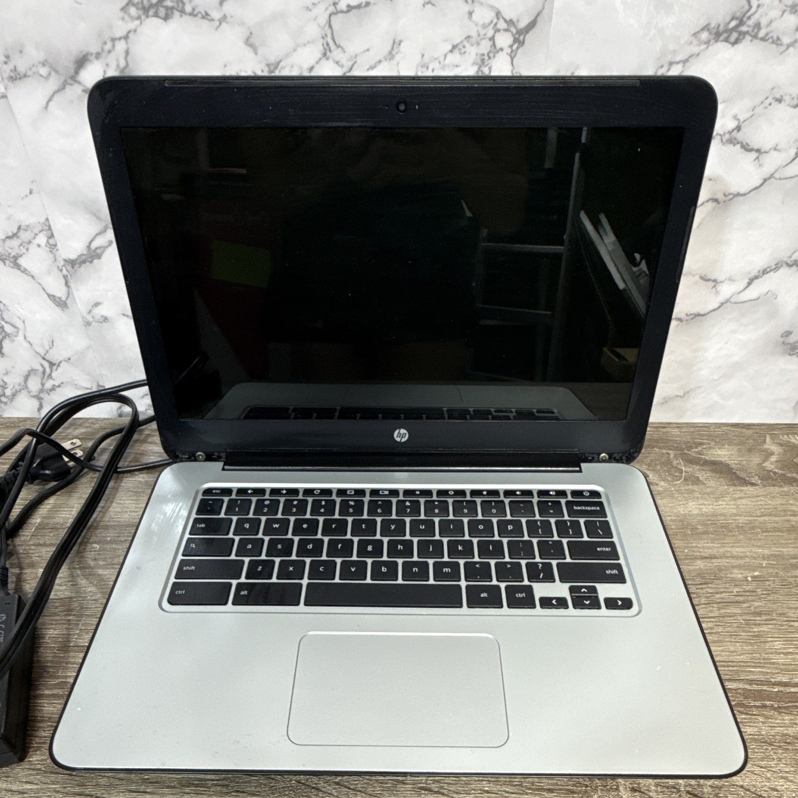 HP Chromebook 14 G3 14in Intel Celeron 4GB 16GB eMMC Chrome OS Charger