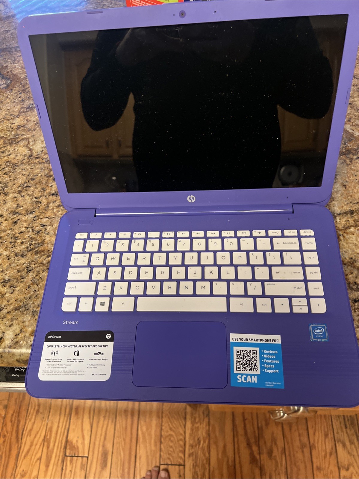 HP Laptop Stream TPN-Q183 Laptop 14″ Intel N3060 1.6GHz 4GB RAM 32GB