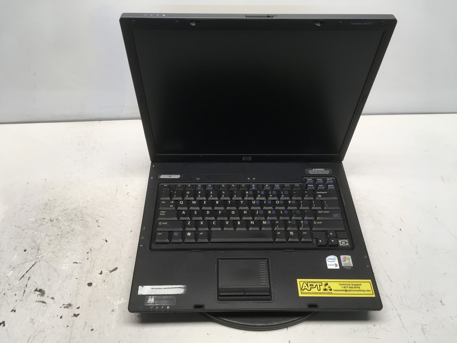 HP Compaq NX6310 Intel Core Solo T1300 1667MHz 1 GB NO HDD No Batt