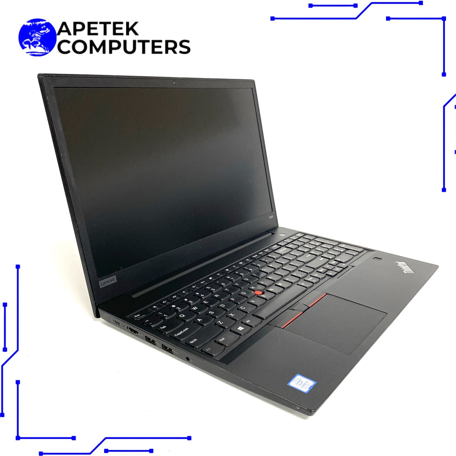 Lenovo ThinkPad E590 1.6 GHz i5-8265U 8GB RAM 256GB NVME 500 GB HD Win 11