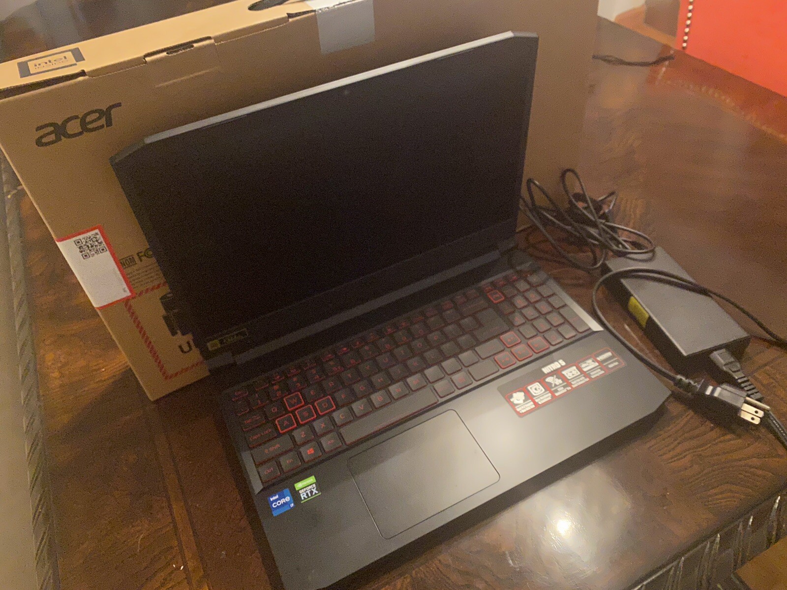 Acer Nitro 5 15.6″ (512GB SSD, Intel Core i7 11th Gen., 4.60 GHz, 16GB)…