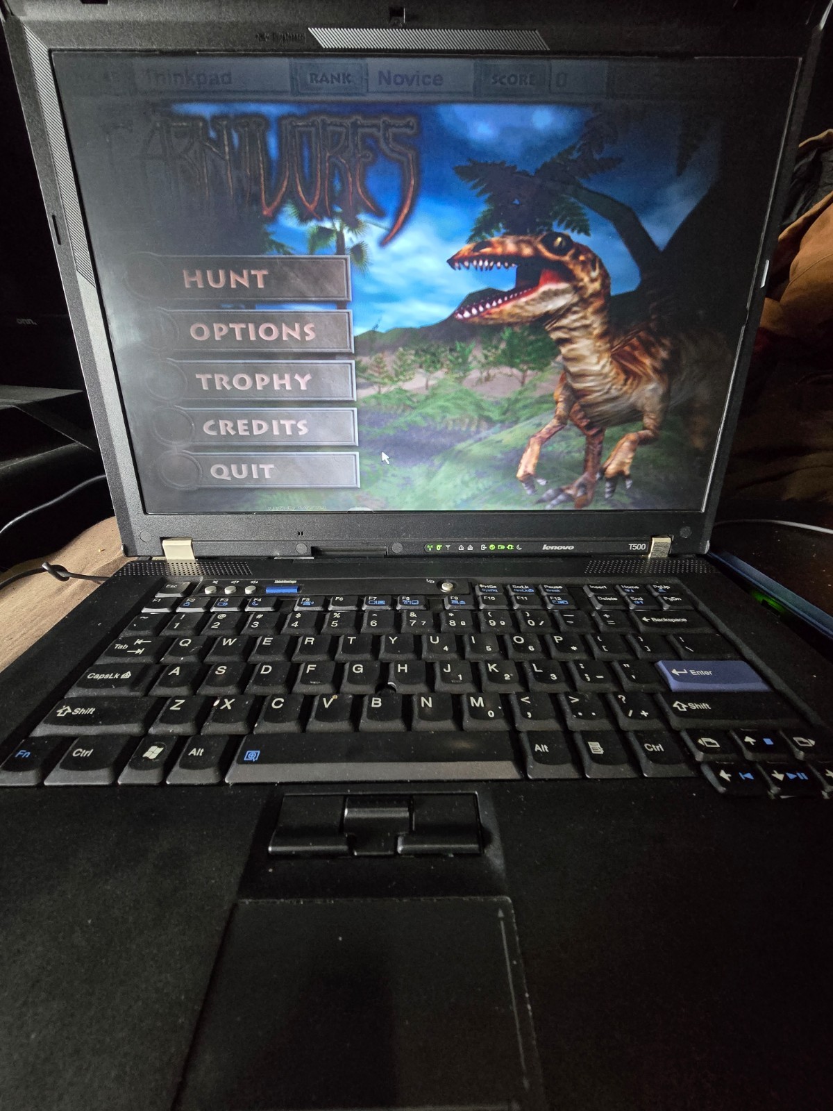 ThinkPad T500 Win XP P8400 2.26GHz 4GB RAM 80GB HDD DVD With Game Controller