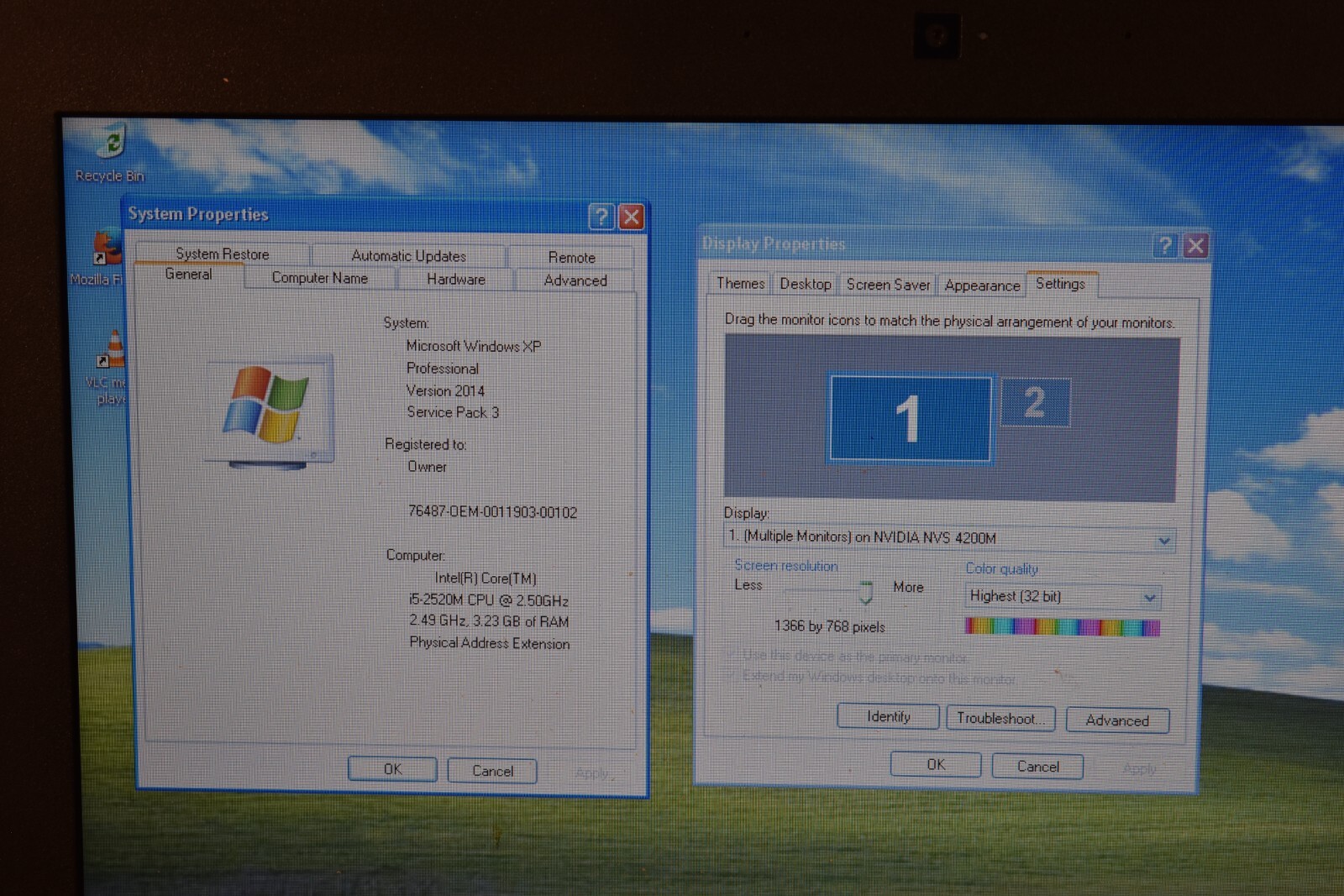 Dell Latitude E6420 Intel Core i5-2520M 4GB 320GB Windows XP NVidia NVS 4200M