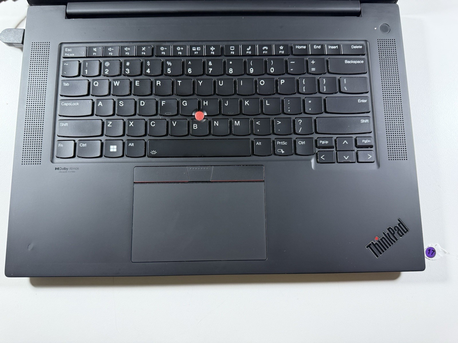 LENOVO THINKPAD P1 Gen 4 2K I7-11850H 512GB 16GB NVIDIA T1200 WIN11 NO BATTERY