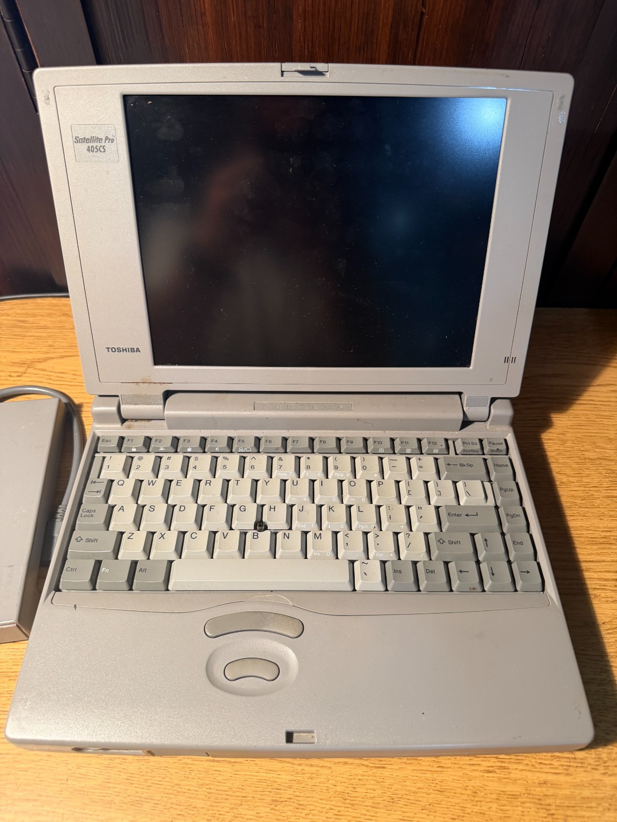 Vintage Laptop Toshiba Satellite Pro 405CS & FDD Case Floppy AS-IS For Parts