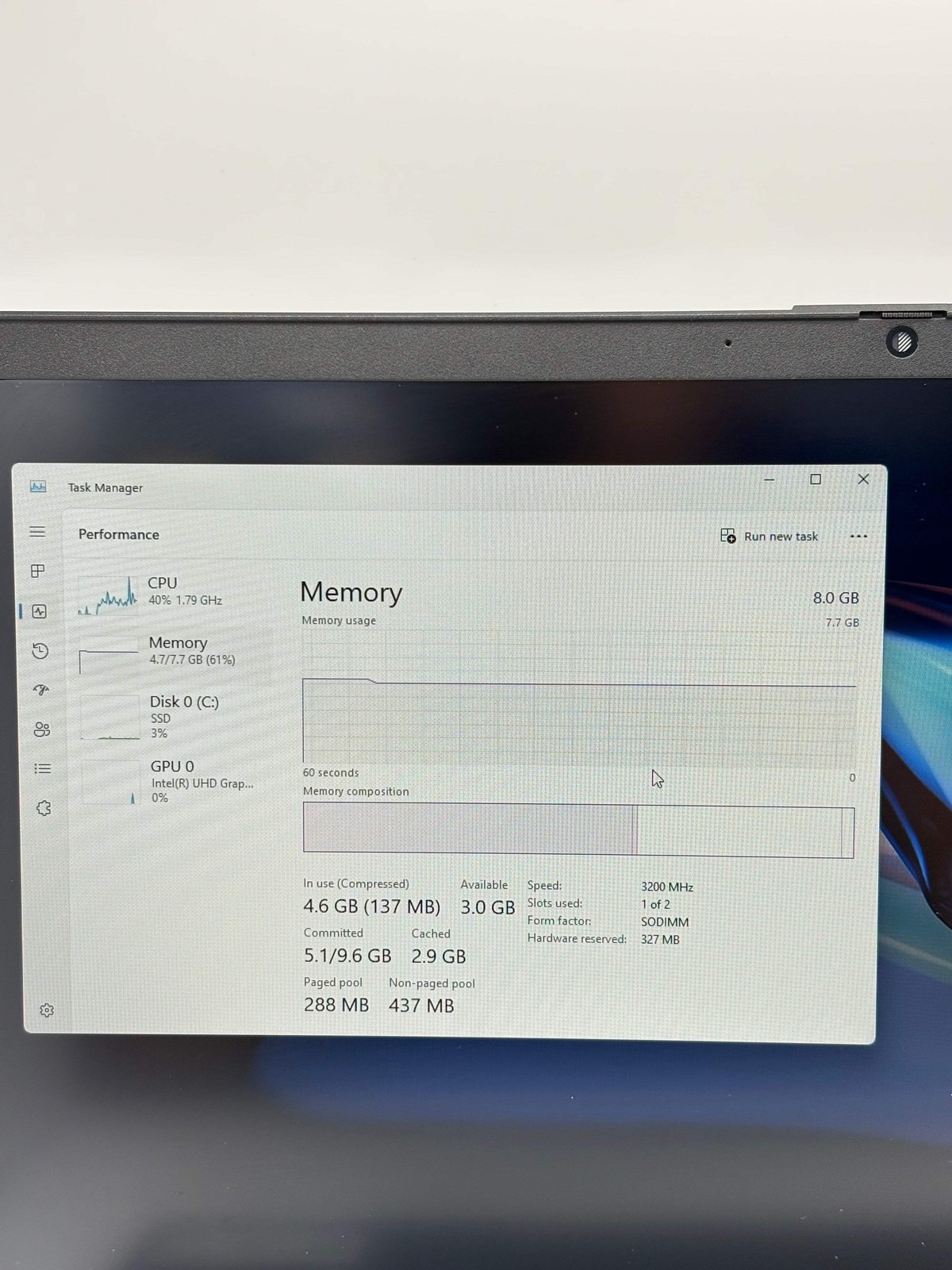 HP 17-cn2283st 17.3″ Core i3 12th Gen 8GB 512GB SSD Silver Used