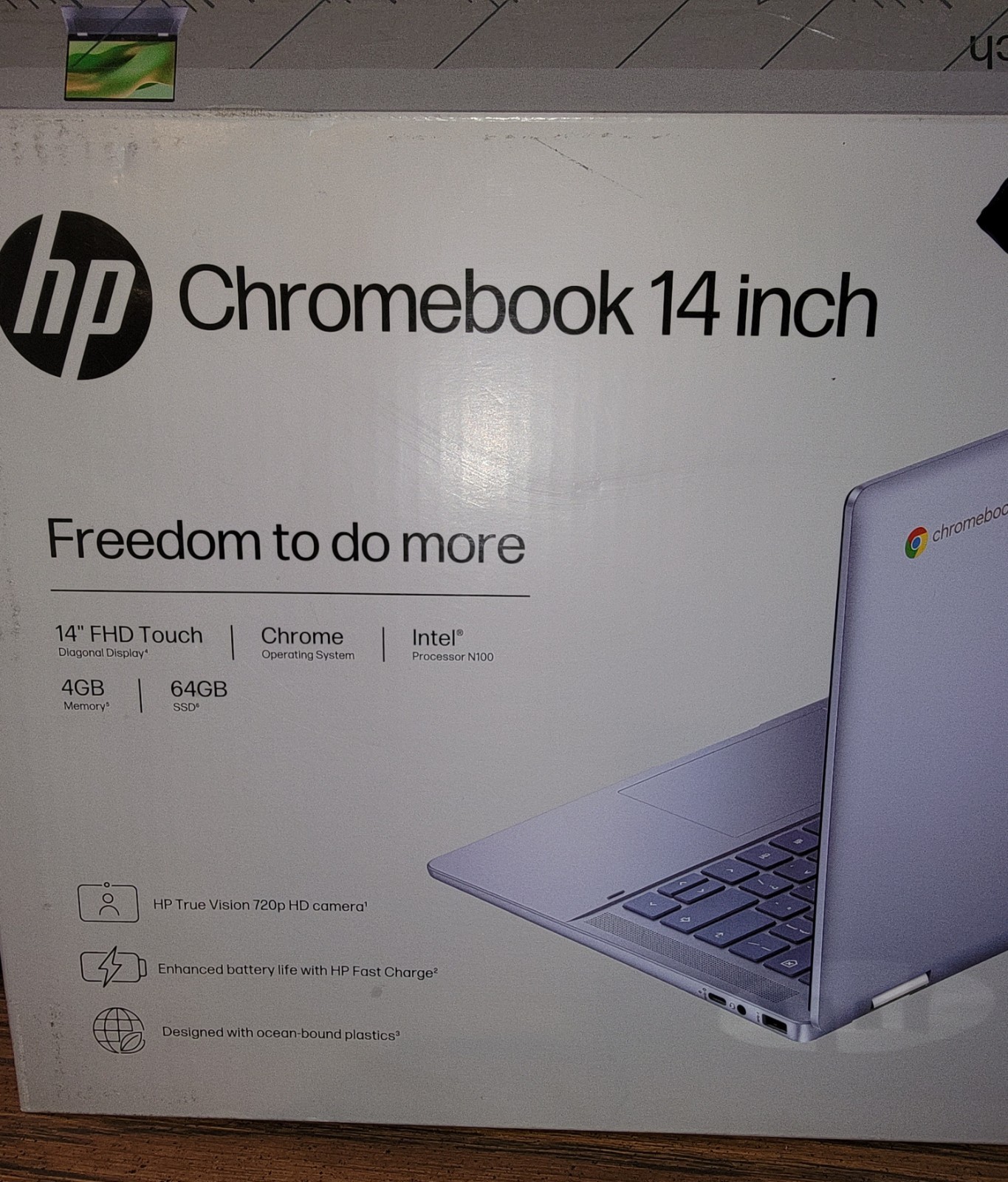 HP Chromebook X360 14B-CD0130WM 14″ Touch Intel N100 4GB RAM 64GB SSD Laptop