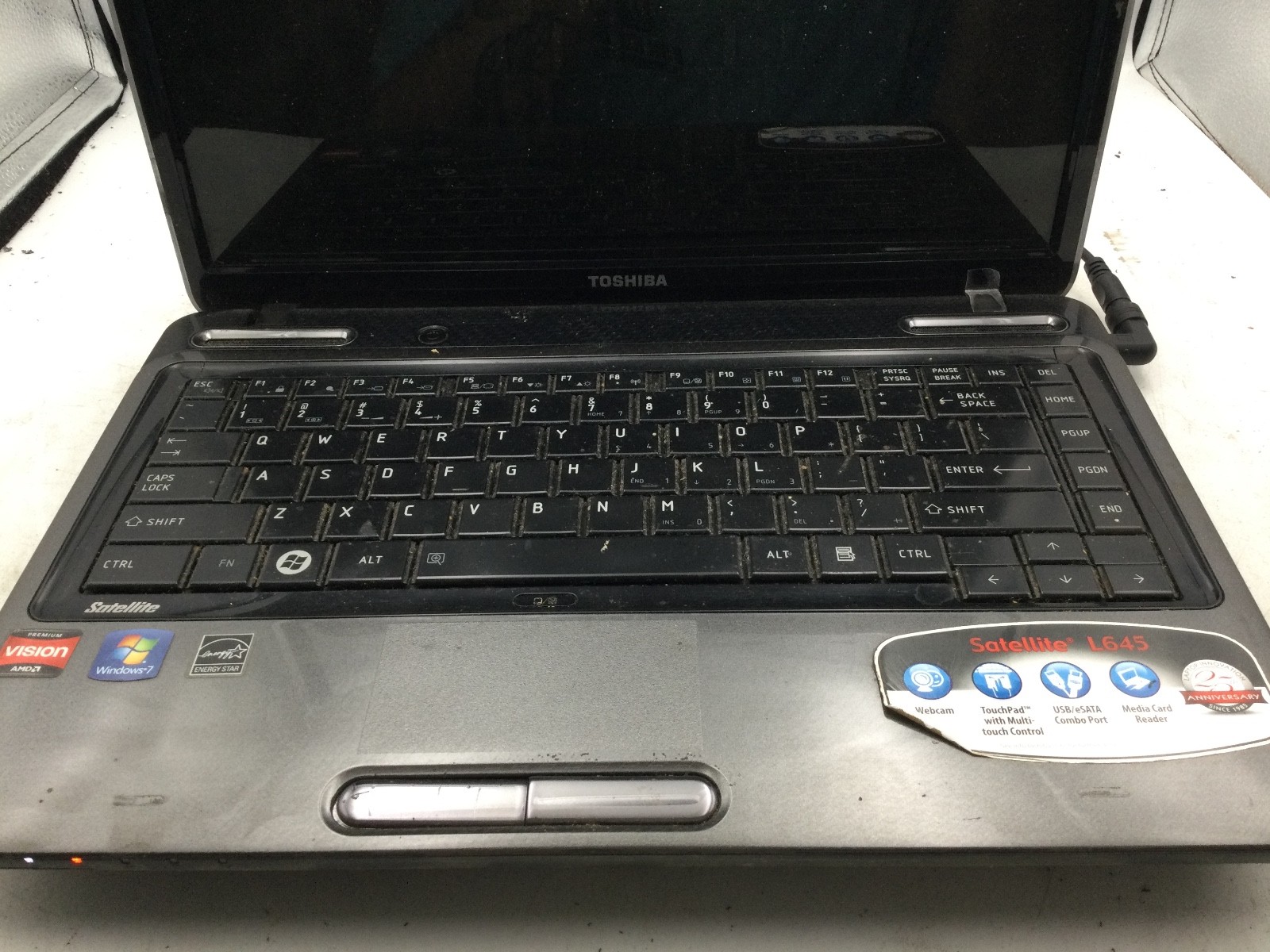 TOSHIBA SATELLITE L645D S4056 – FOR PARTS – AMD TURION II – 4GB RAM – READ – BB