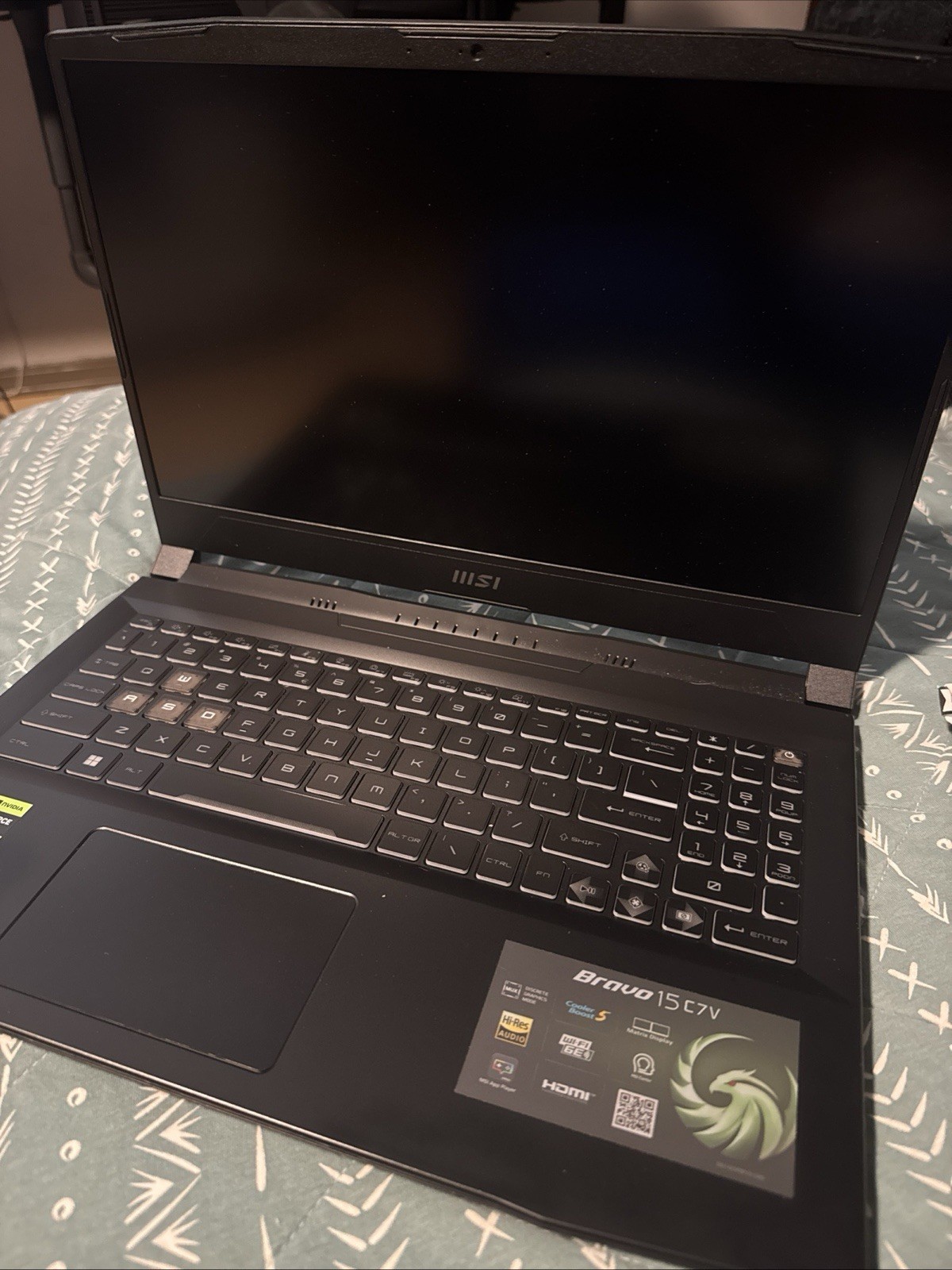 MSI laptop