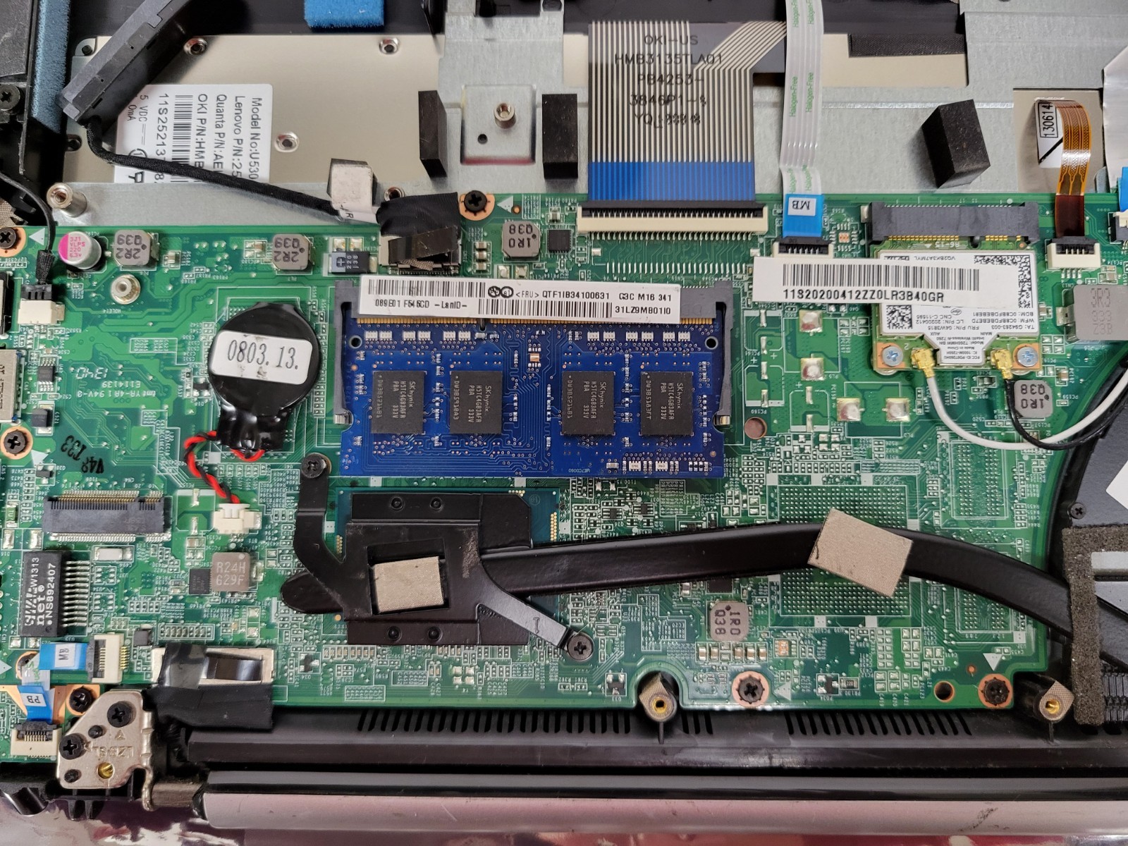 Lenovo IdeaPad U530 i7-4500U 4GB RAM *AS IS/BIOS* (NO HDD/BATT/OS/COVER) | LP505