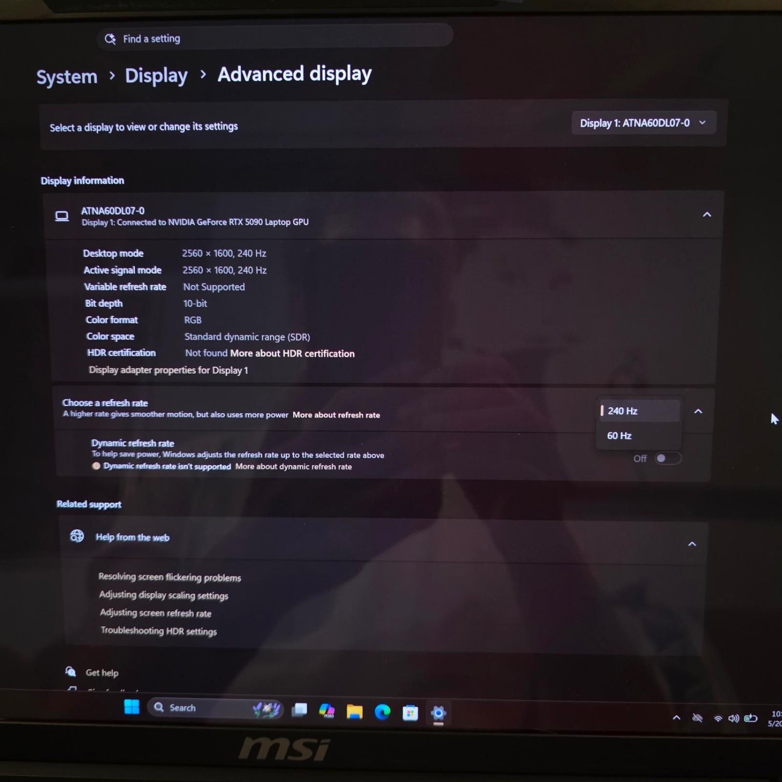 MSI Stealth A16 QHD+ OLED 240Hz Ryzen AI 9 HX 370 64GB 2TB RTX 5090 24GB DDR7
