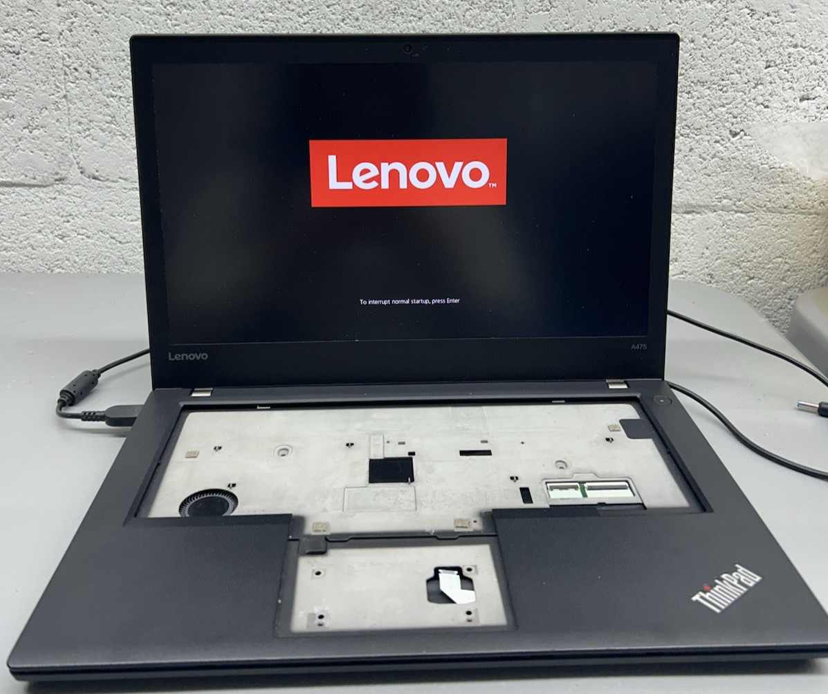 Lenovo ThinkPad A475 AMD Pro A 12-8830 @ 2.50GHz. NOSSD/RAM/KEYBOARD.AS IS