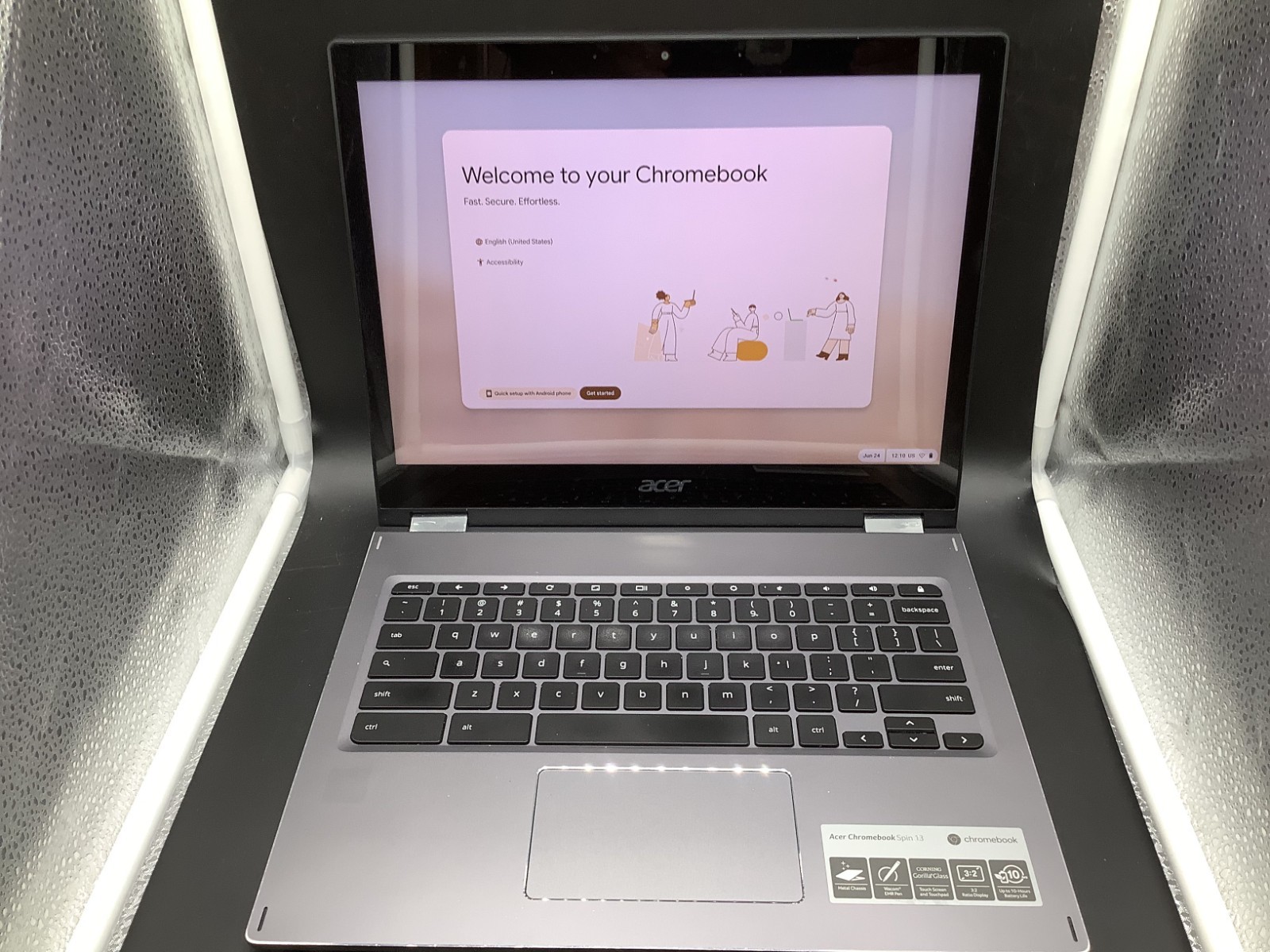 Acer Chromebook CP713-1WN-59KY Core i5-8250U@1.6GHz 8GB RAM 128GB eMMC C Grade