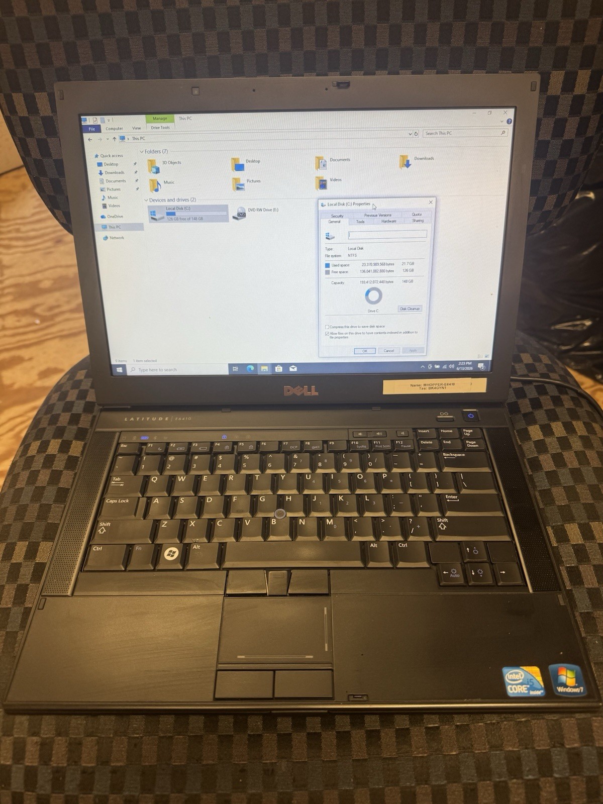 Dell Latitude E6410 14″ i5 M 560 2.67GHz 4GB 160GB HDD Win 10 Pro
