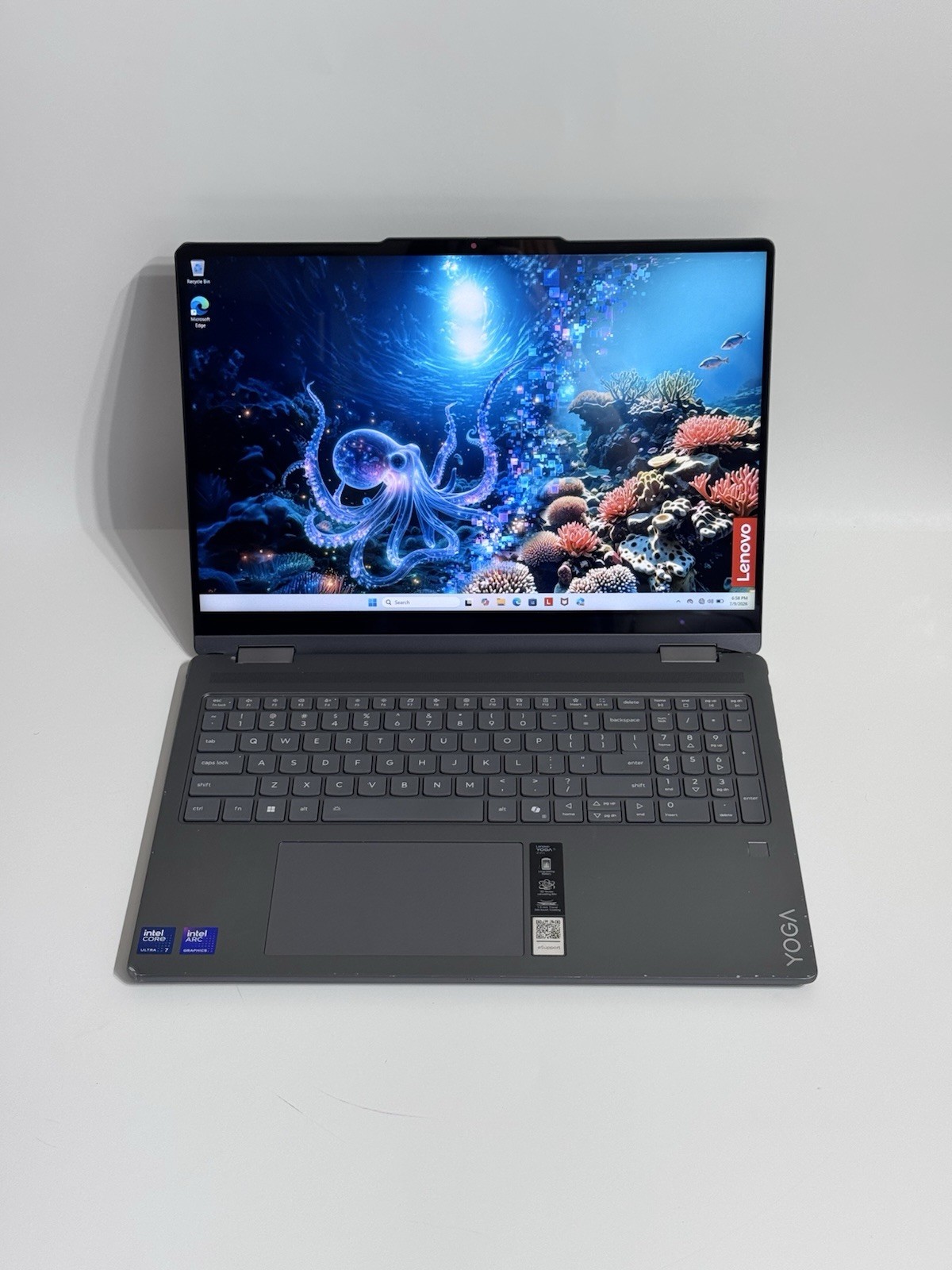 Lenovo Yoga 7i 2-in-1 16″ 2K Touch Laptop Ultra 7 256V 16GB RAM 1TB SSD READ