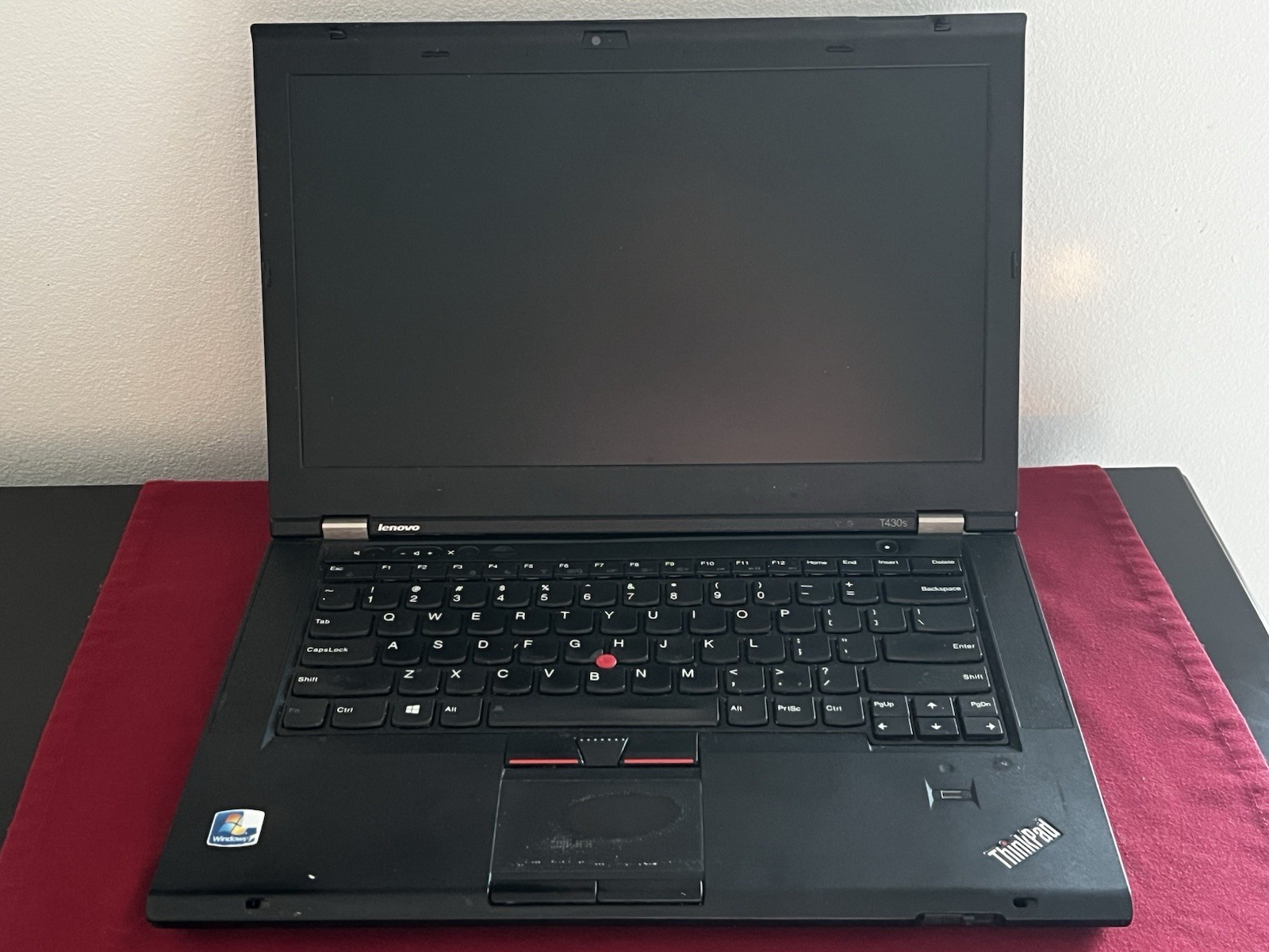 Lenovo ThinkPad T430s Laptop – For Parts or Repair – Untested/Non-Functional