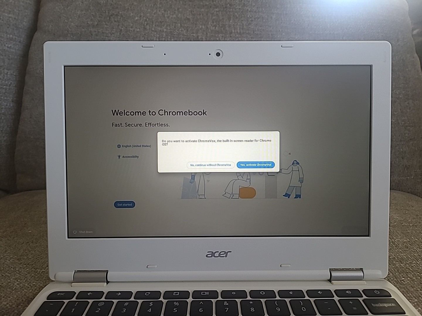 ACER Chromebook 11 CB3-131 N15Q10 Dual Celeron N2840 2.16GHz 11.5″ 16GB SSD 2GB