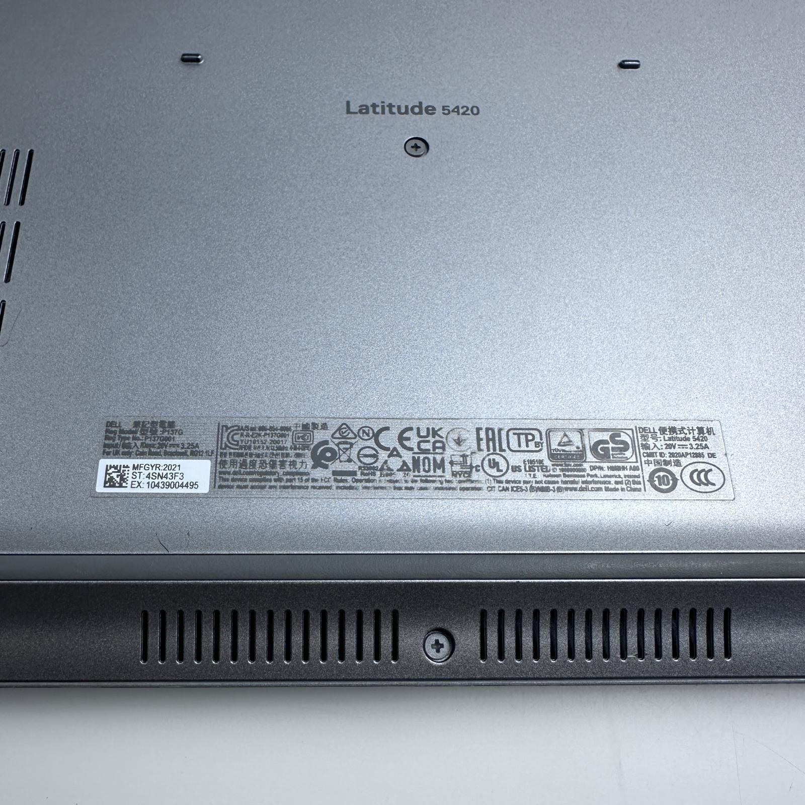 DELL Latitude 5420 Laptop, 14″ HD, i5-1145G7, 16GB, 256GB SSD *Please READ*