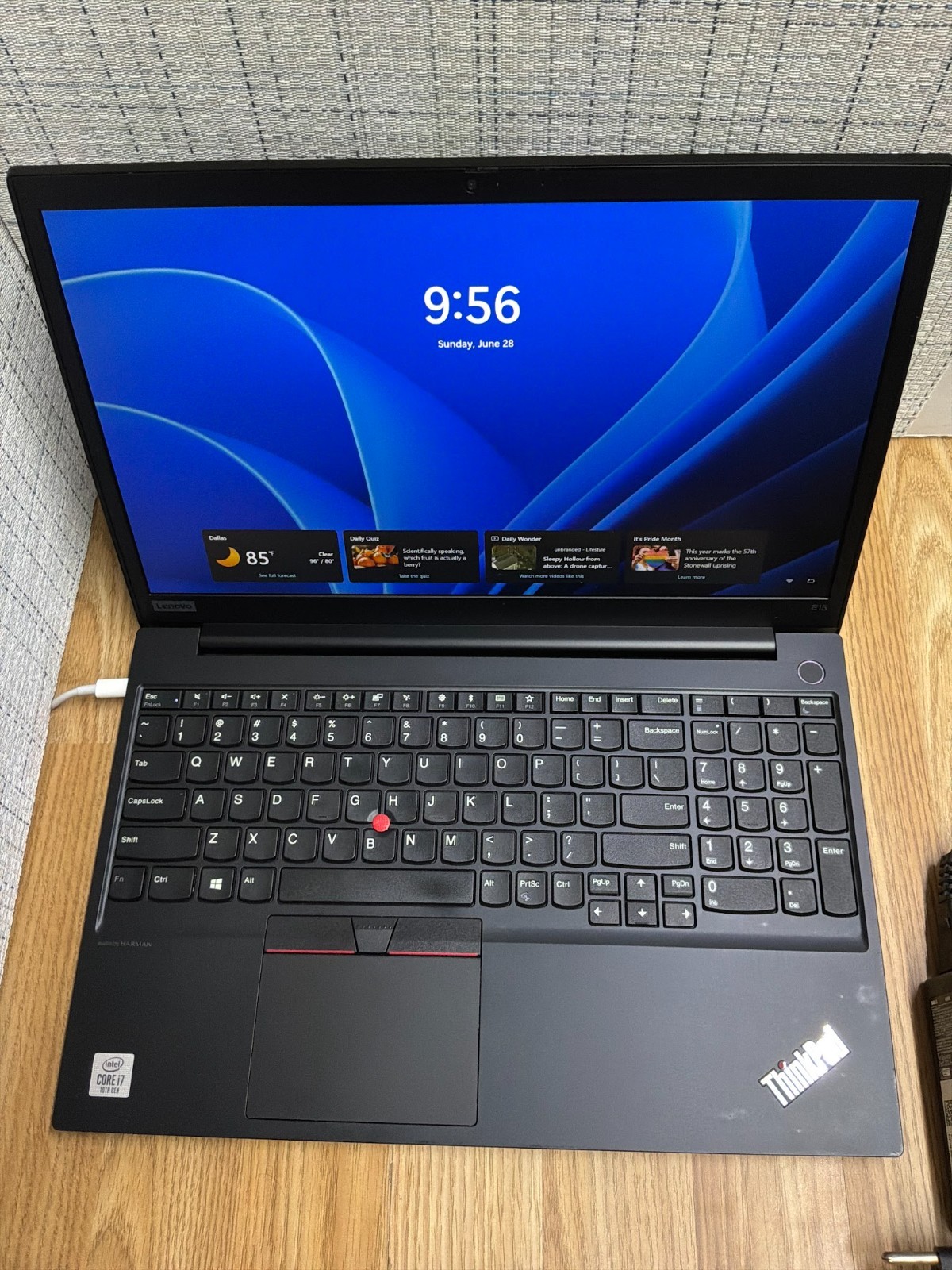 Lenovo ThinkPad E15 Intel Core i7-10510U 16GB RAM 512GB SSD Windows 11 Pro