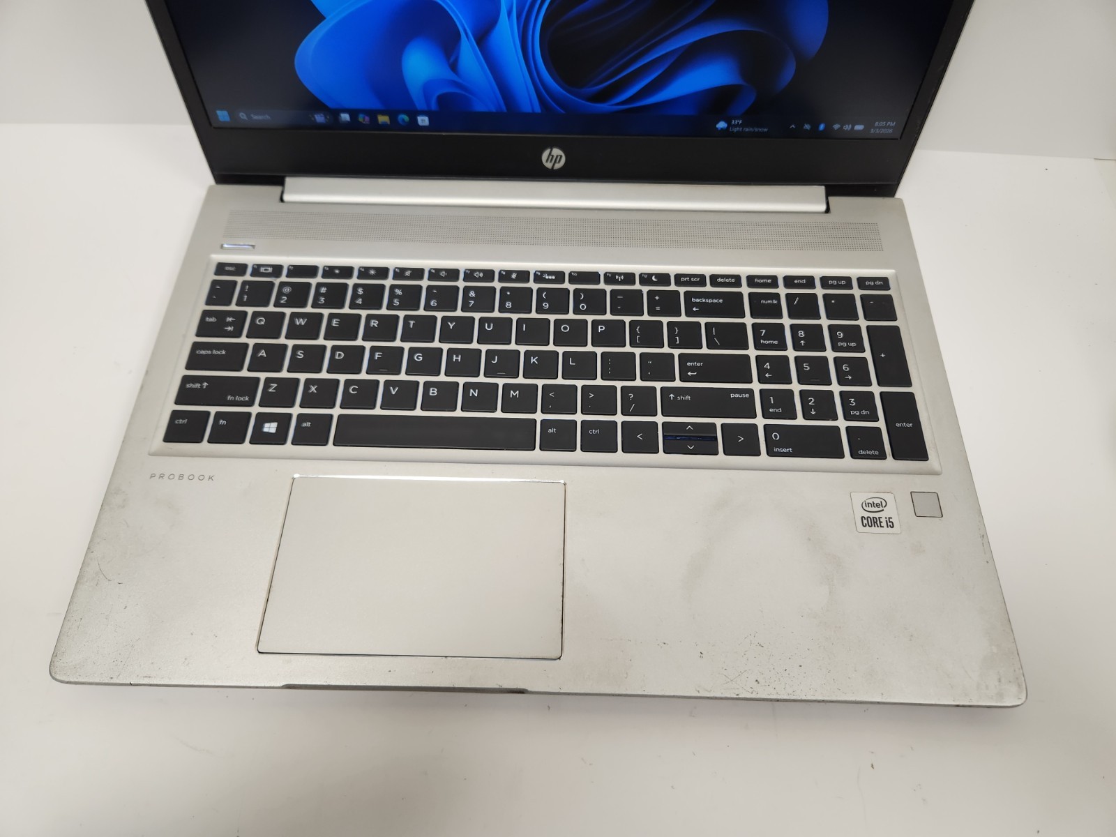 HP ProBook 450 G7 Core i5-10210U, 16GB RAM, 256GB SSD, Win11 Pro #0410