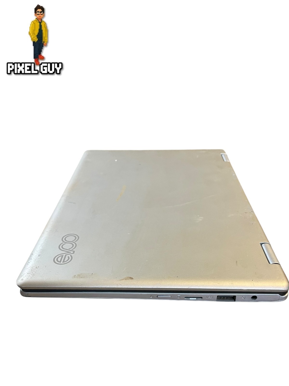 EVCO WiFi Laptop Silver EV-L2in1-116-1 For Parts Untested Selling As Is