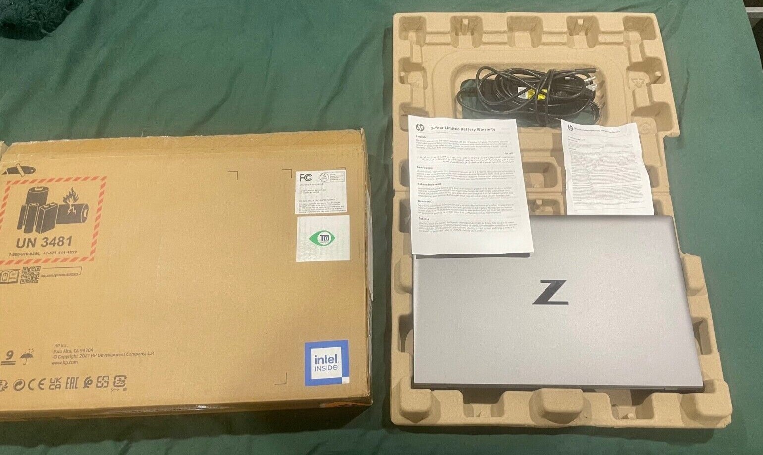 HP ZBook Studio G7 Mobile Workstation 15.6″, Intel i7, 16GB Memory, 512GB…