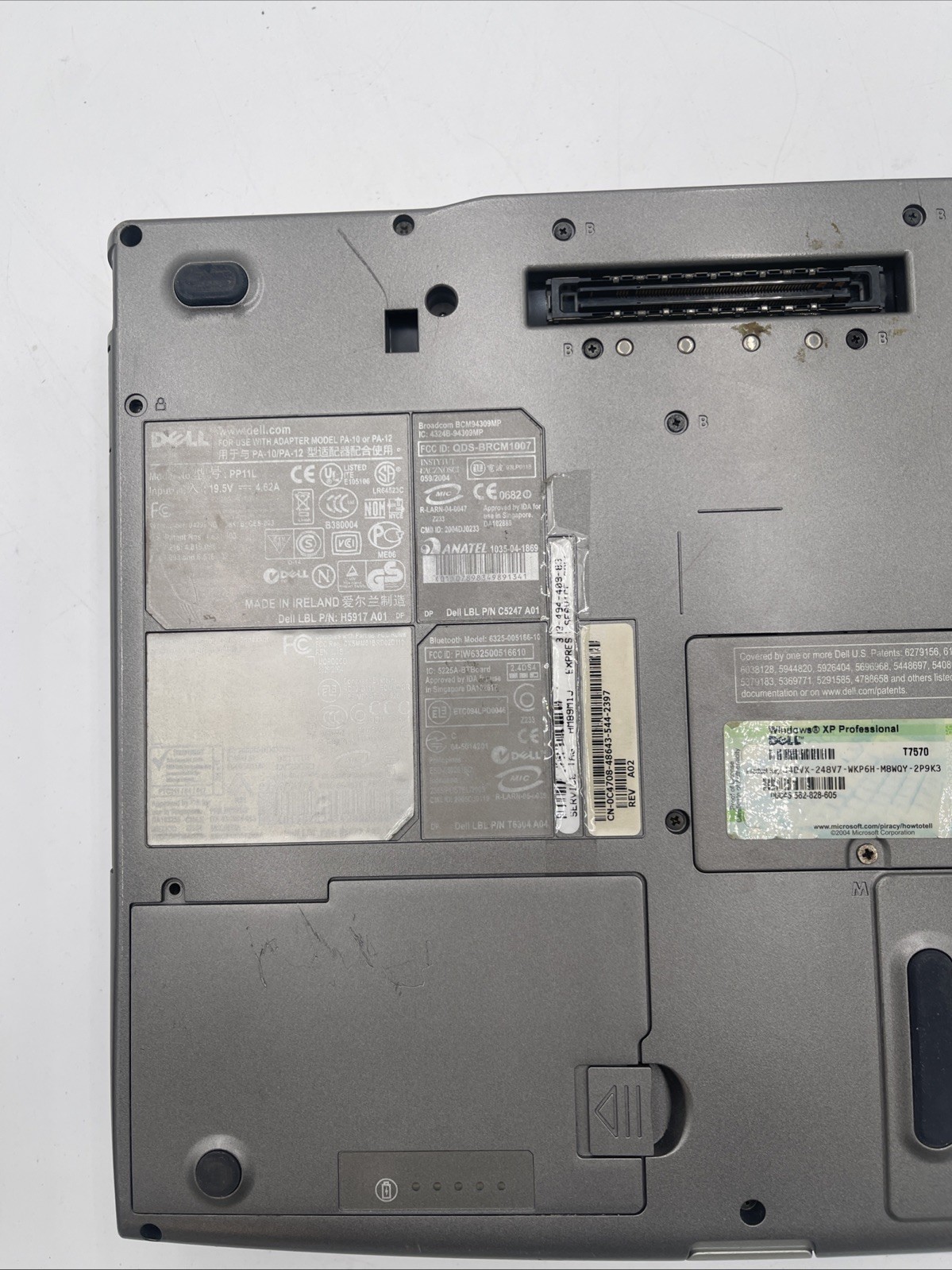 Dell Latitude D610 Pentium M 1.73Ghz 14″ Laptop w/512 Mb RAM ,DVDRW / NO HDD