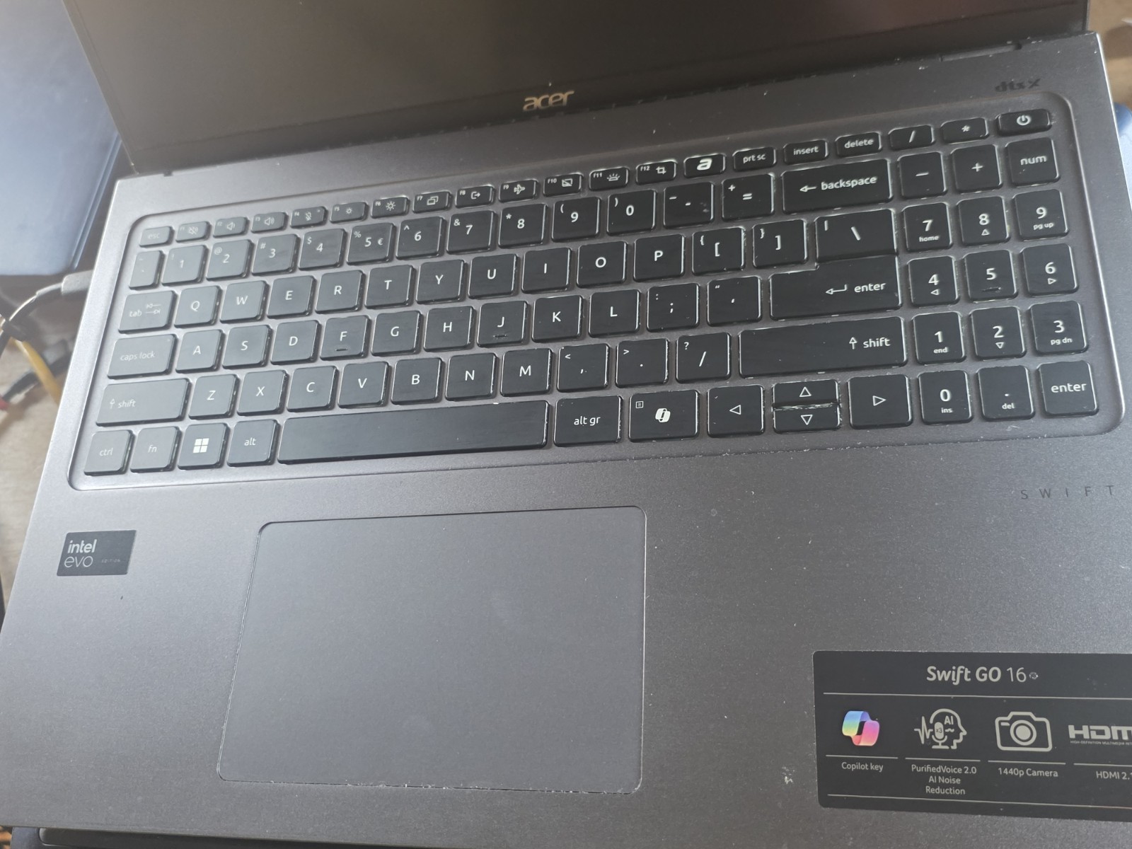 Acer Laptop Swift Go 16 32gb 16″ Intel Core Ultra 9 185H Post