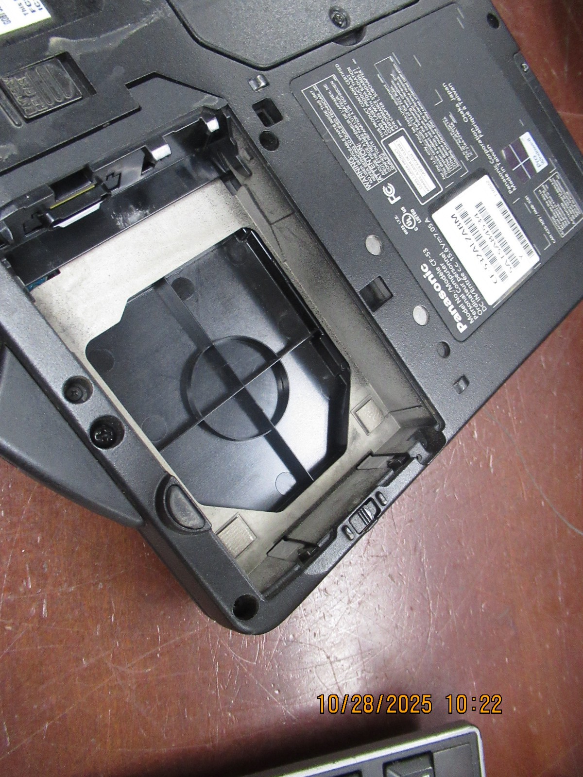 Panasonic Toughbook CF-53 i5 4310U 2.00GHz 4GB Laptop [NO HDD/AC/OS] Hours: 910